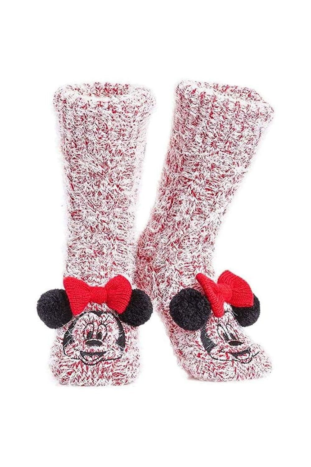 Minnie Mouse Fluffy Socks