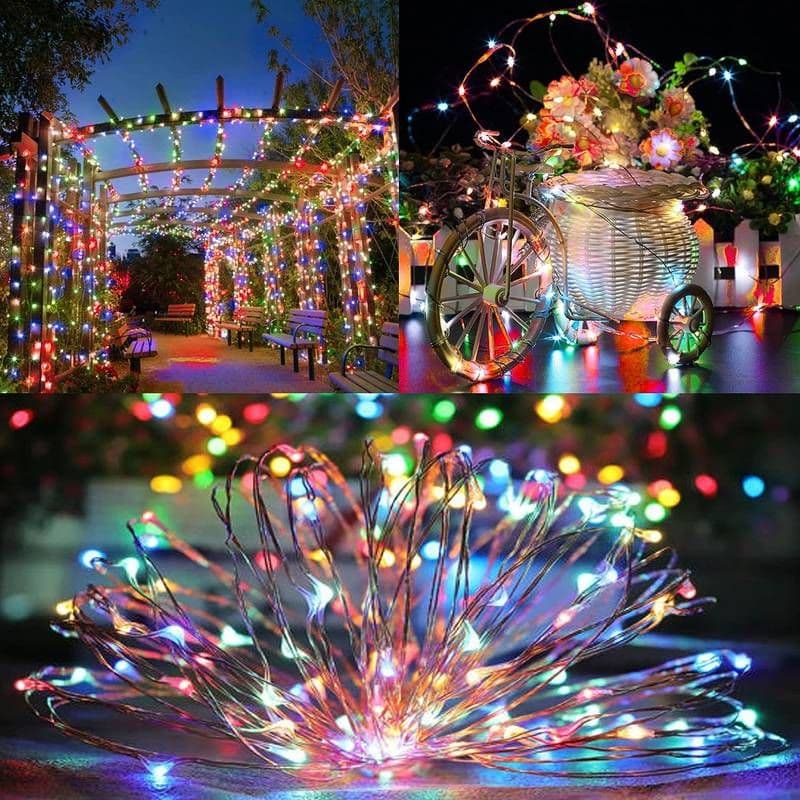 Solar Outdoor Garden Light 500 LEDs Wire 50M Multi IP44 Waterproof