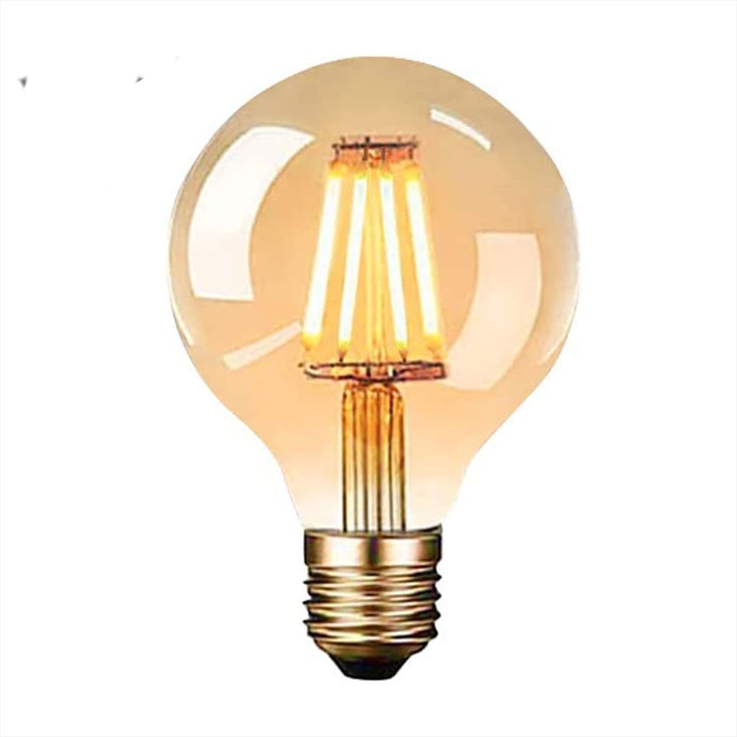 G125 6W LED Large Globe Bulb Ornament E27 Warm 2200K