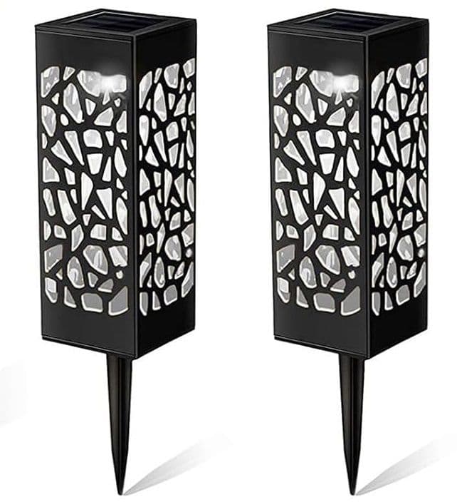 LED Solar Garden Floor Lamp Cool IP44