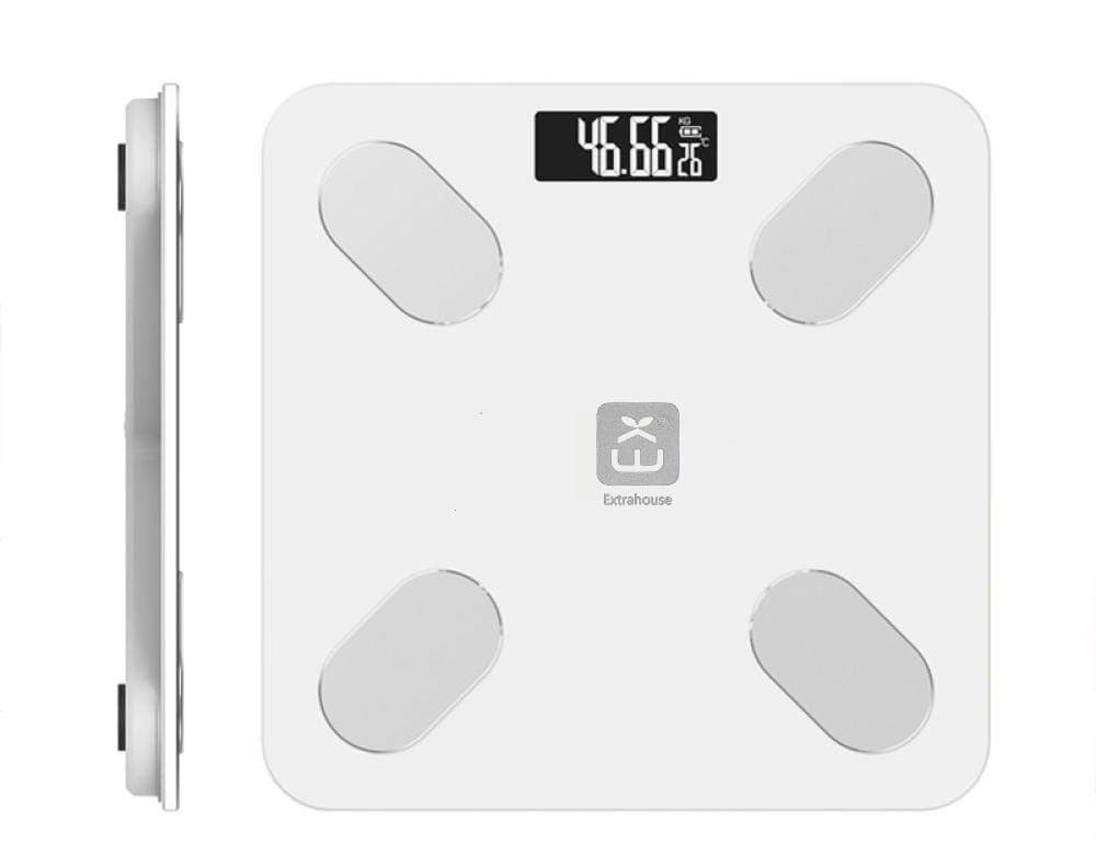 Digital Bathroom Weighing Scales LCD Display Powered 2 x AAA