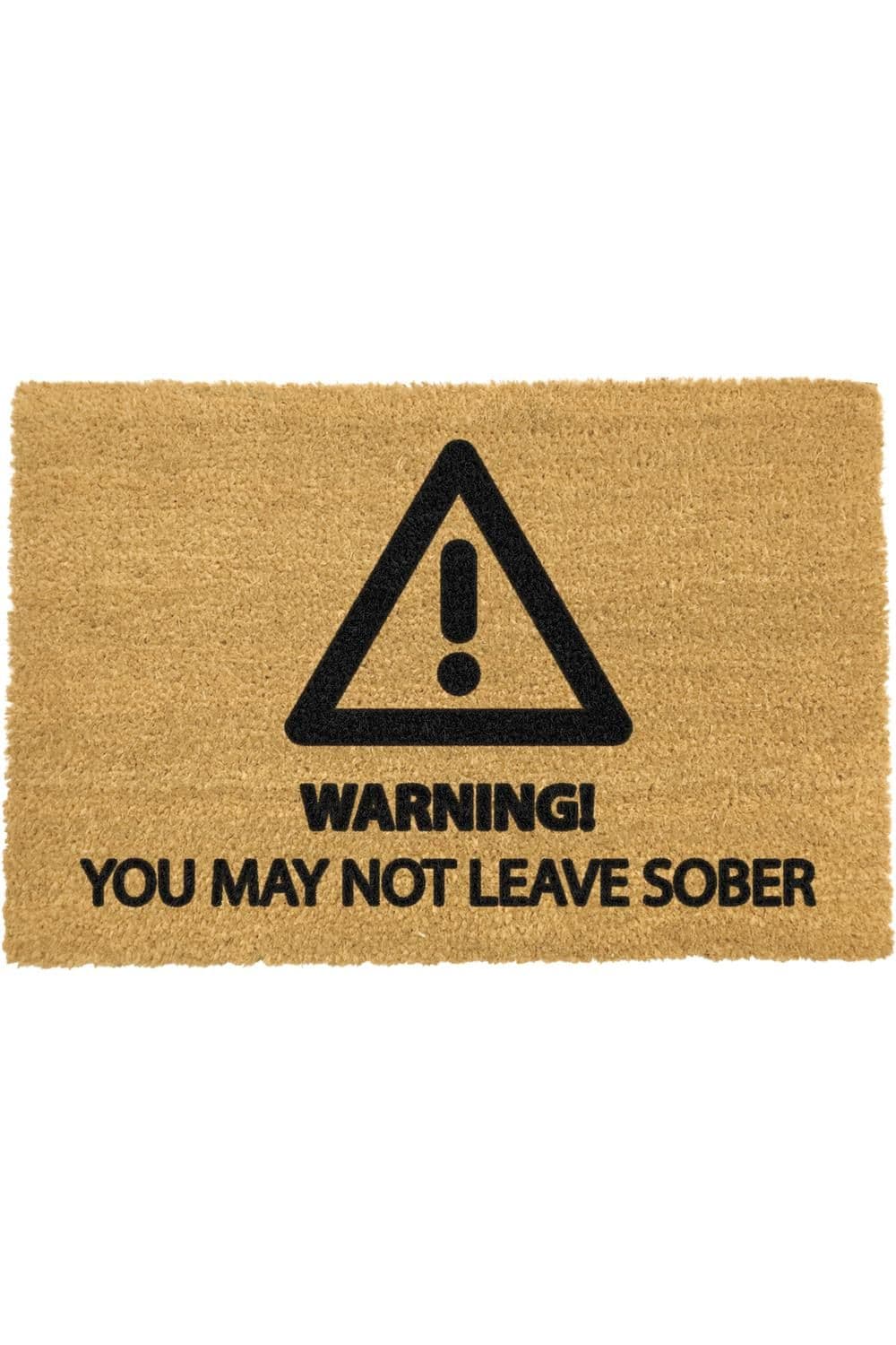 Sober Warning doormat Regular 60x40cm