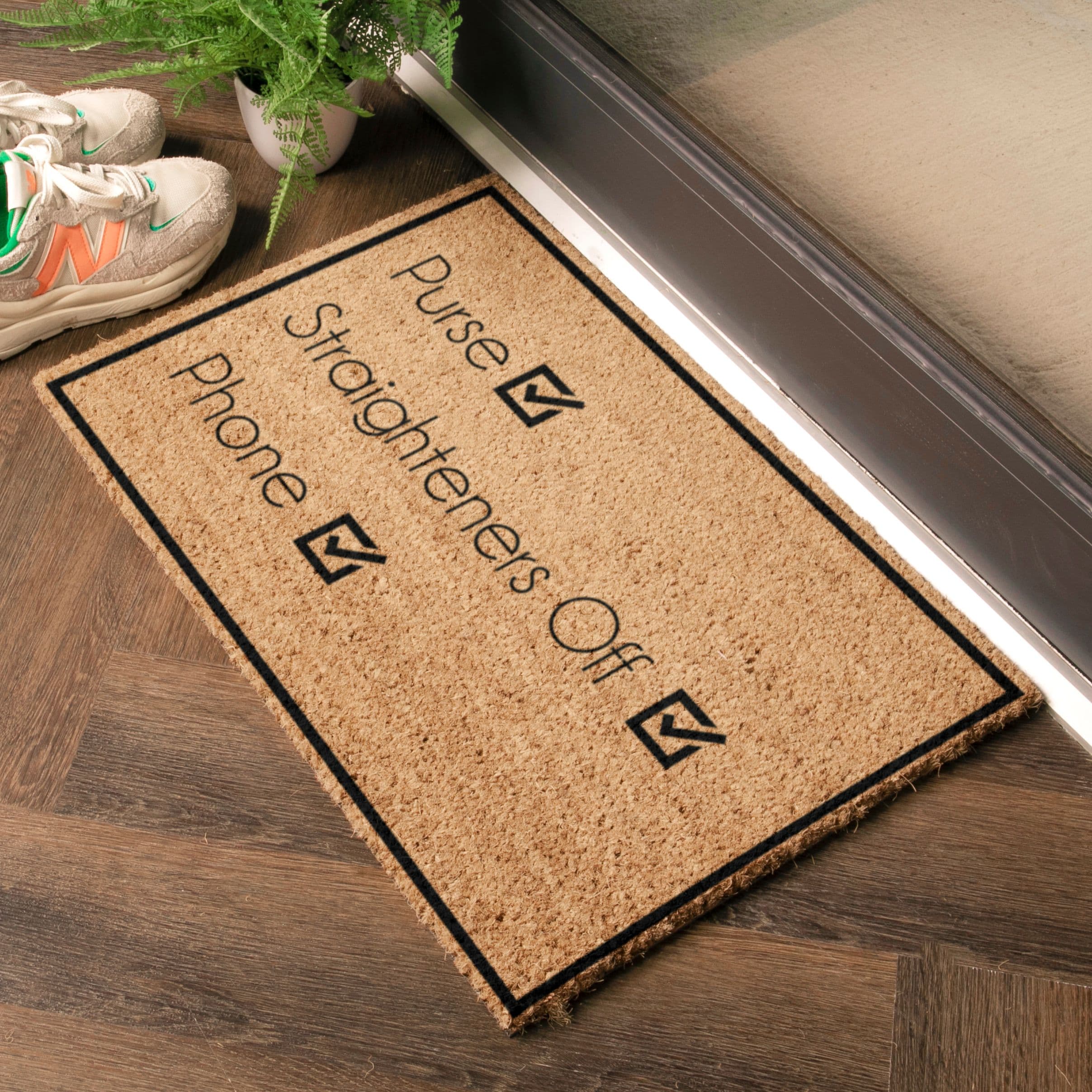 Purse Straighteners Phone Doormat