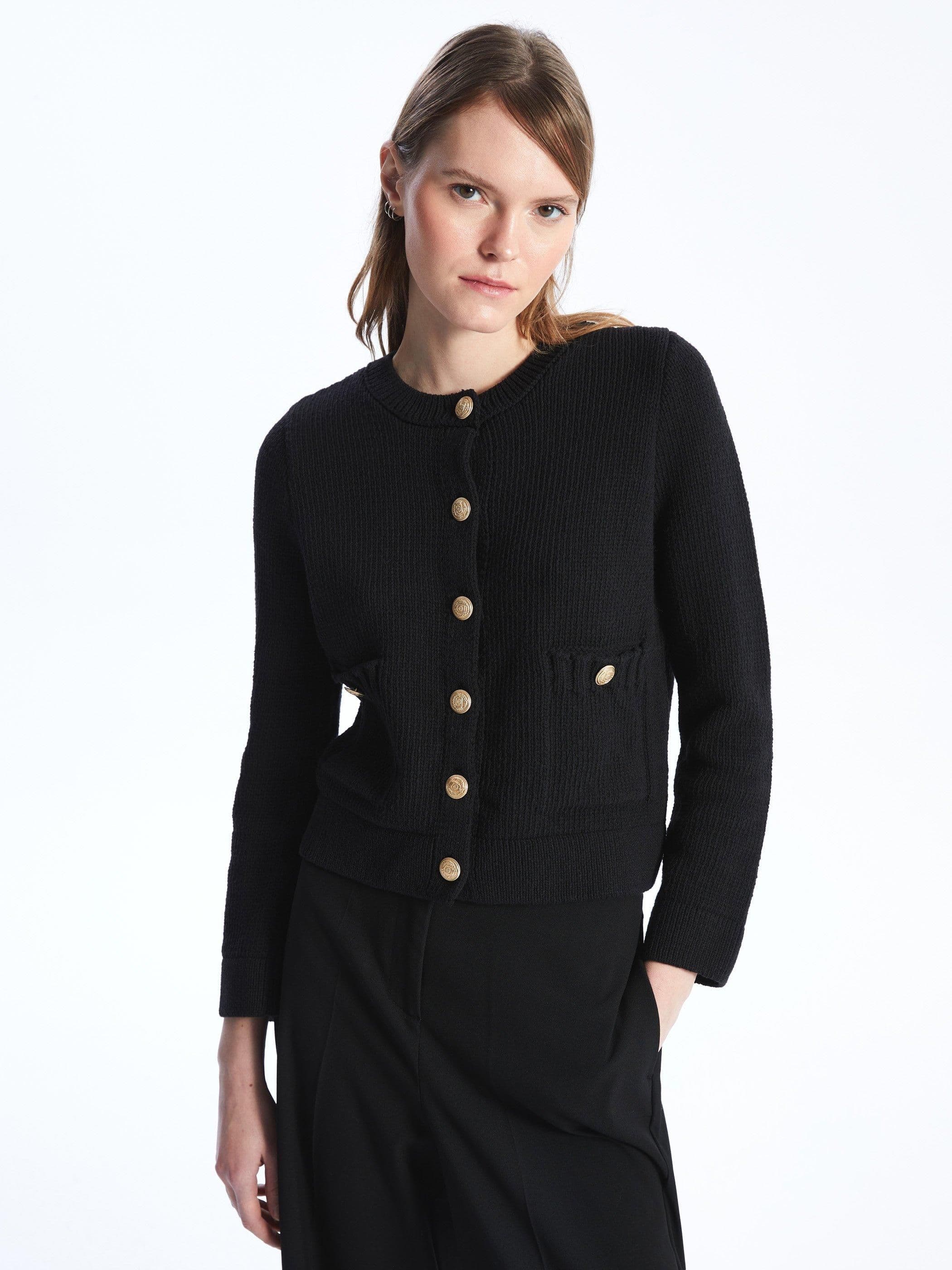 Elegant Button Up Knitted Cardigan & Jumper