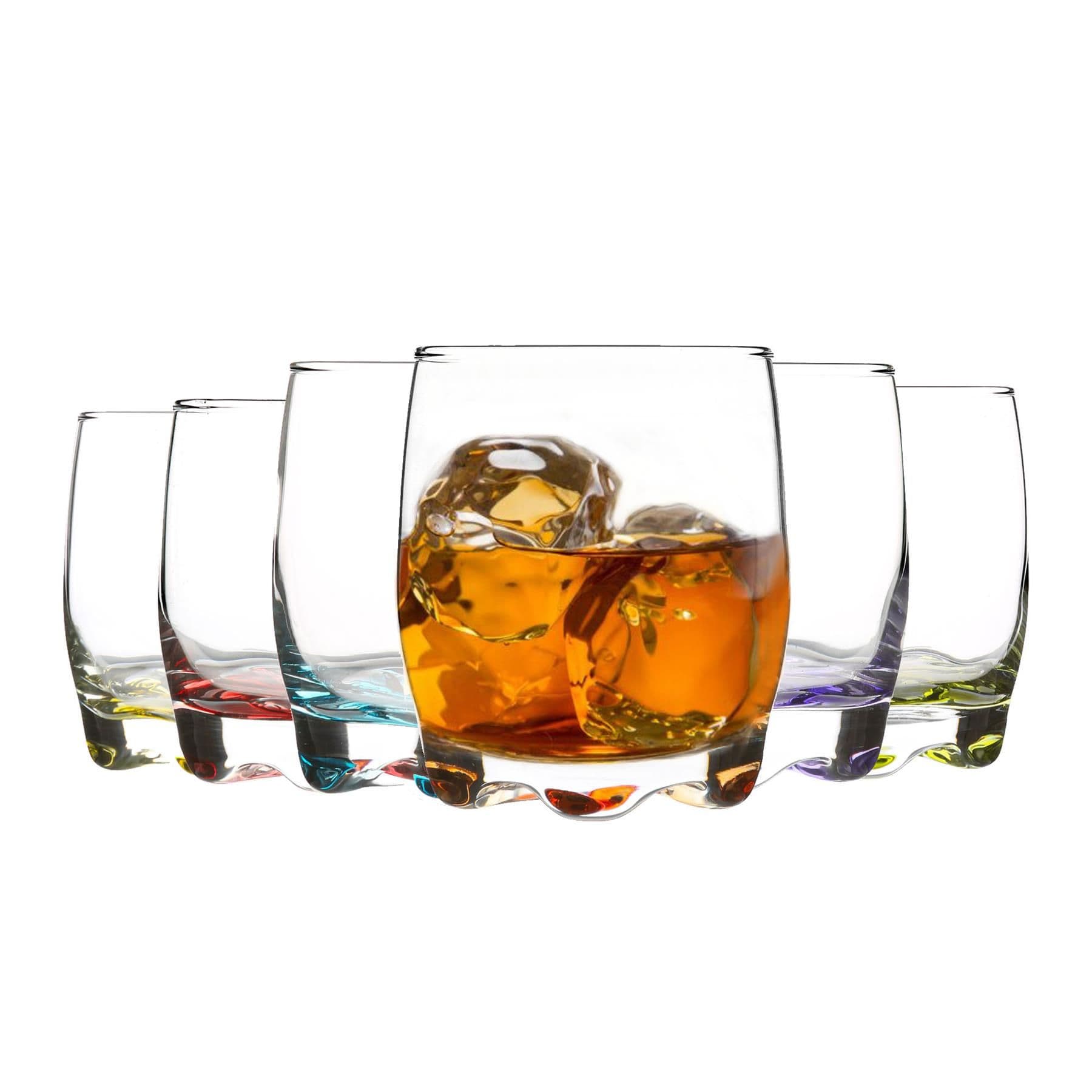 Adora Coloured Water Glasses - 290ml - 6 Colours - Pack of 6