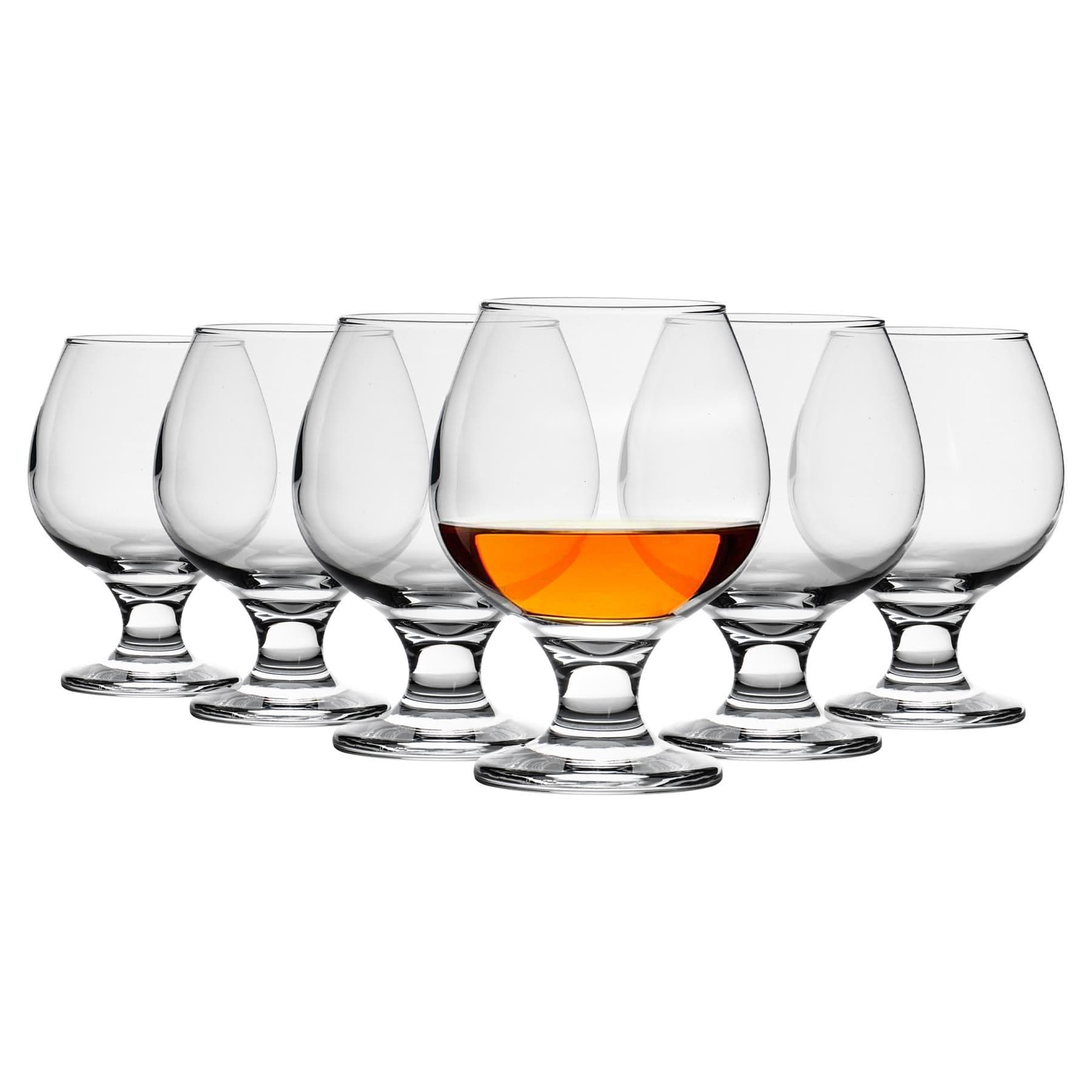Misket Brandy Snifter Glasses - 390ml - Clear - Pack of 6