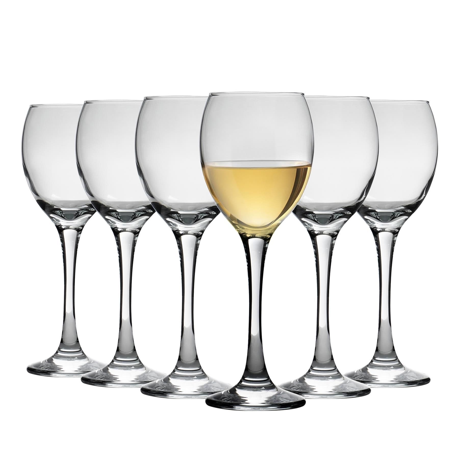 Venue White Wine Glasses - 245ml - Clear - Pack of 6