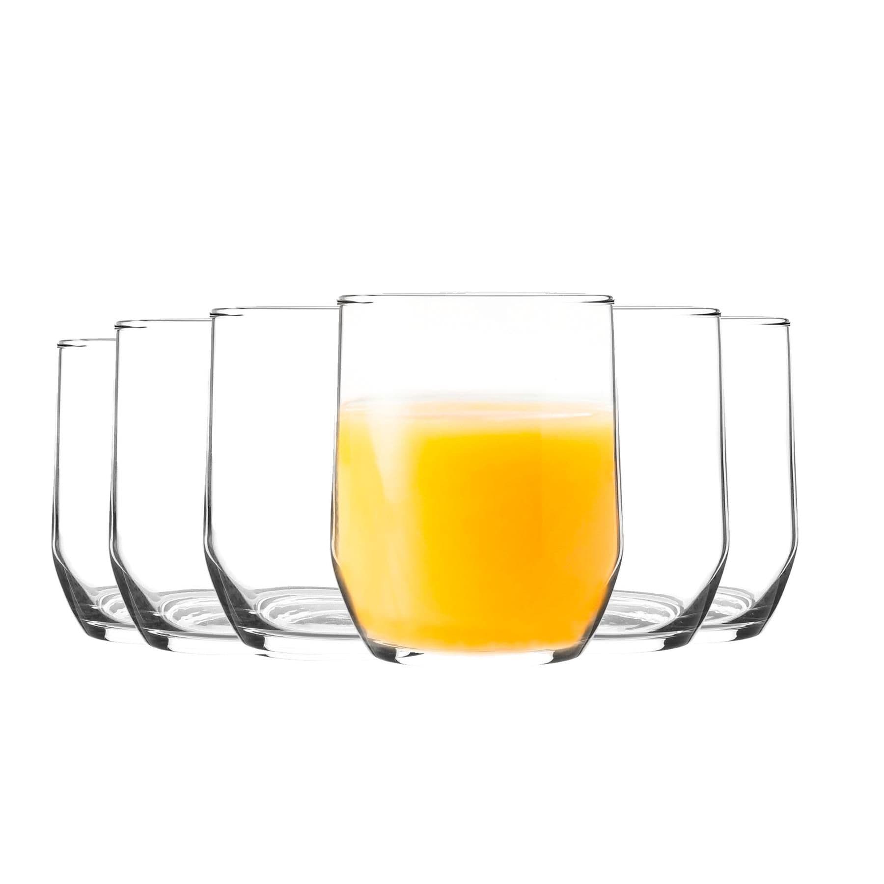 Sude Whisky Glasses - 315ml - Clear - Pack of 6