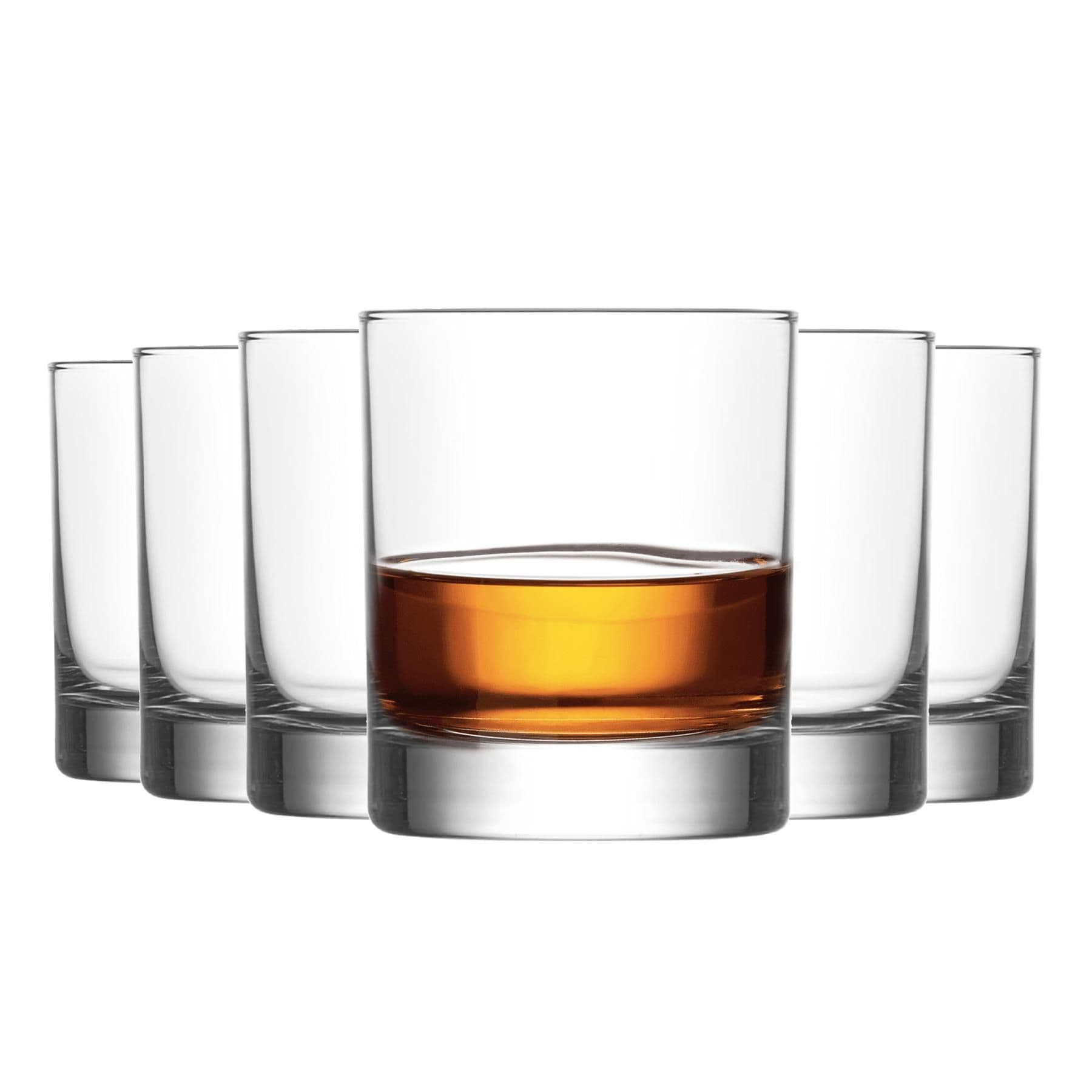 Ada Whisky Glasses - 305ml - Clear - Pack of 6