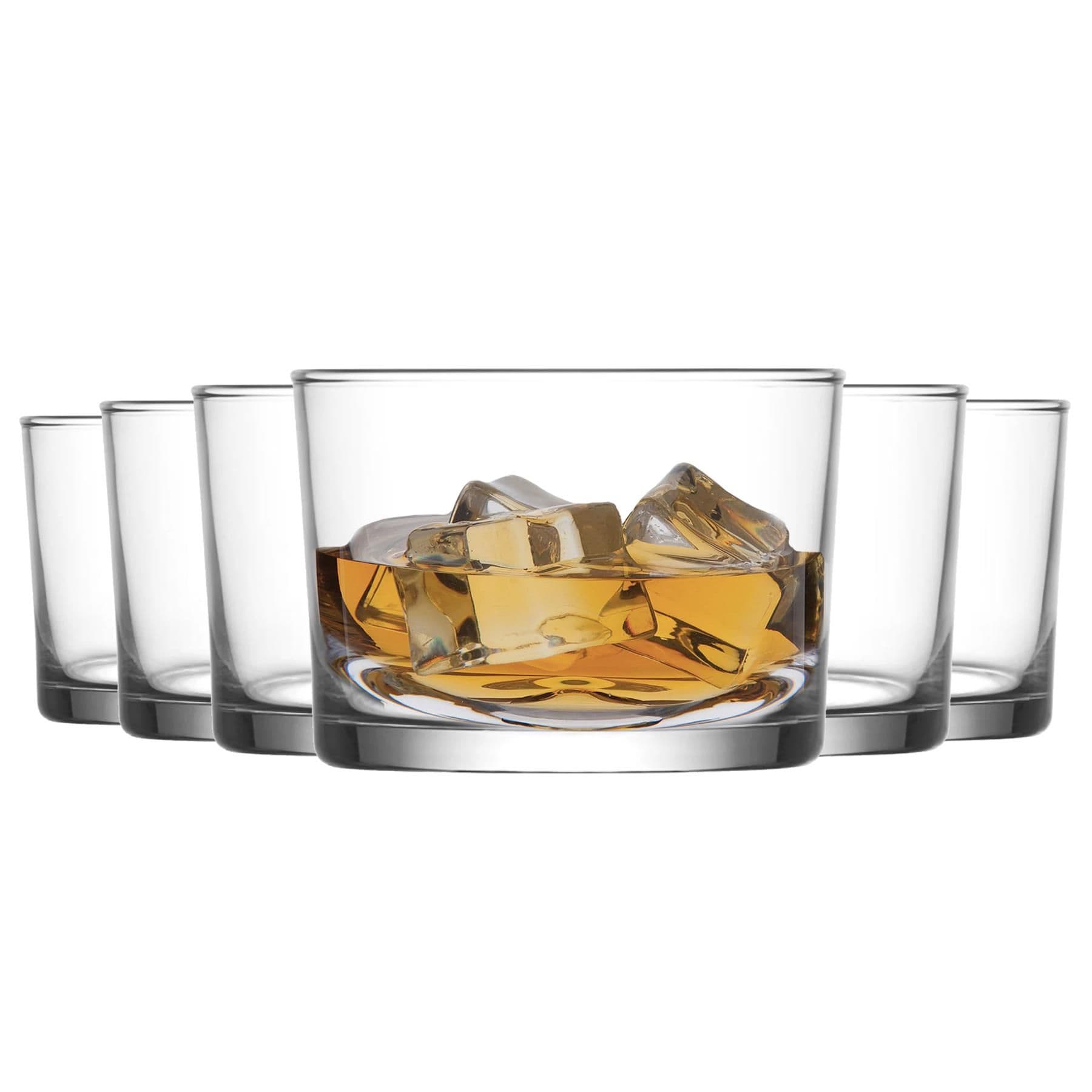 Bodega Whisky Glasses - 240ml - Clear - Pack of 6