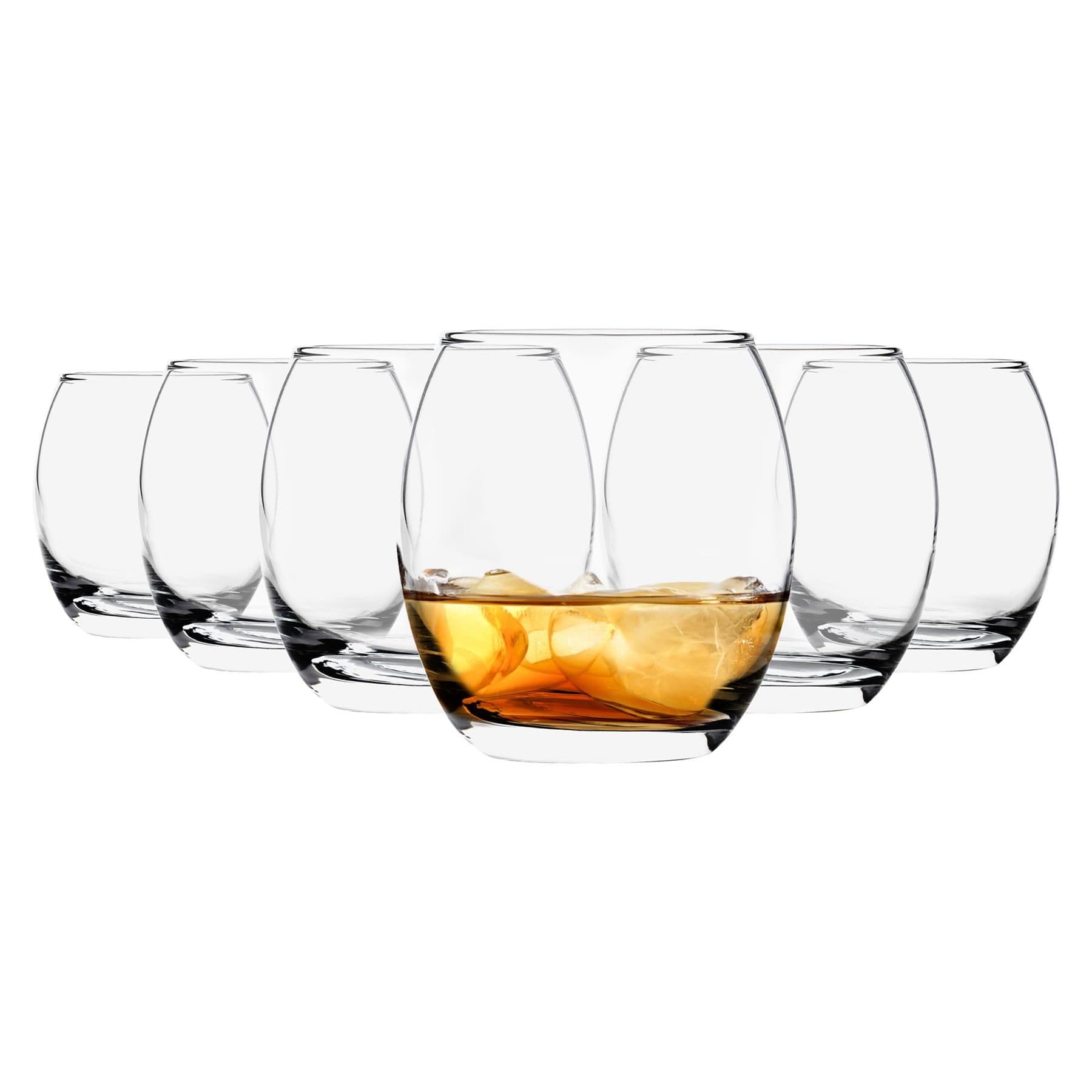 Empire Whiskey Glasses - 405ml - Clear - Pack of 6