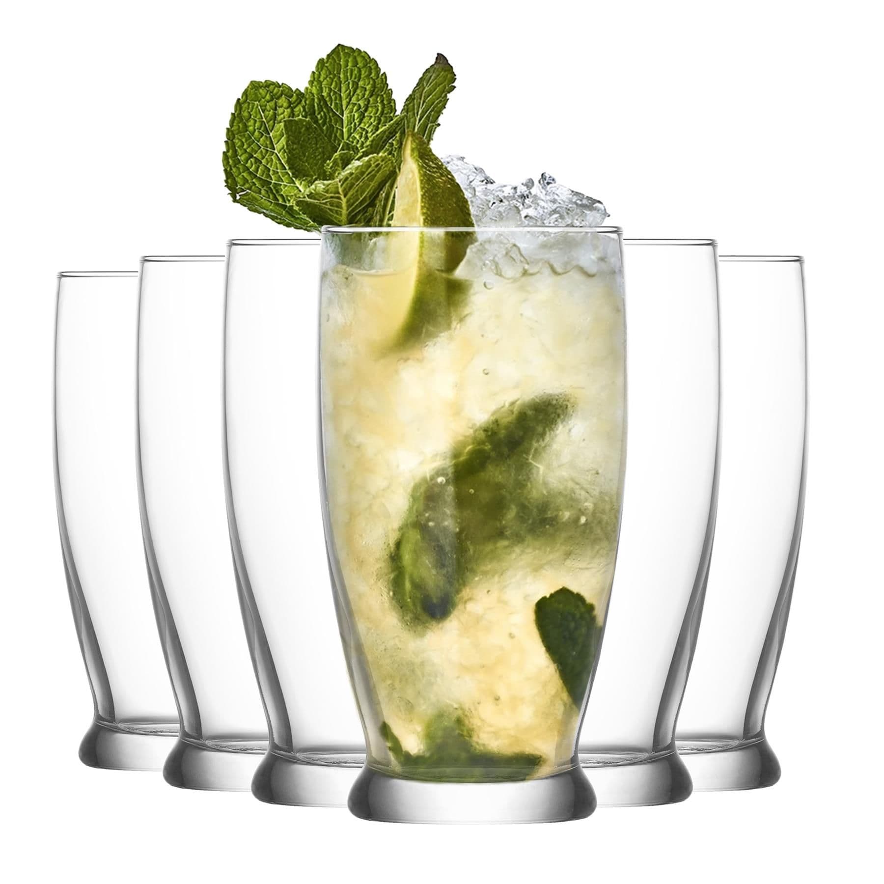 Roma Highball Glasses - 350ml - Clear - Pack of 6