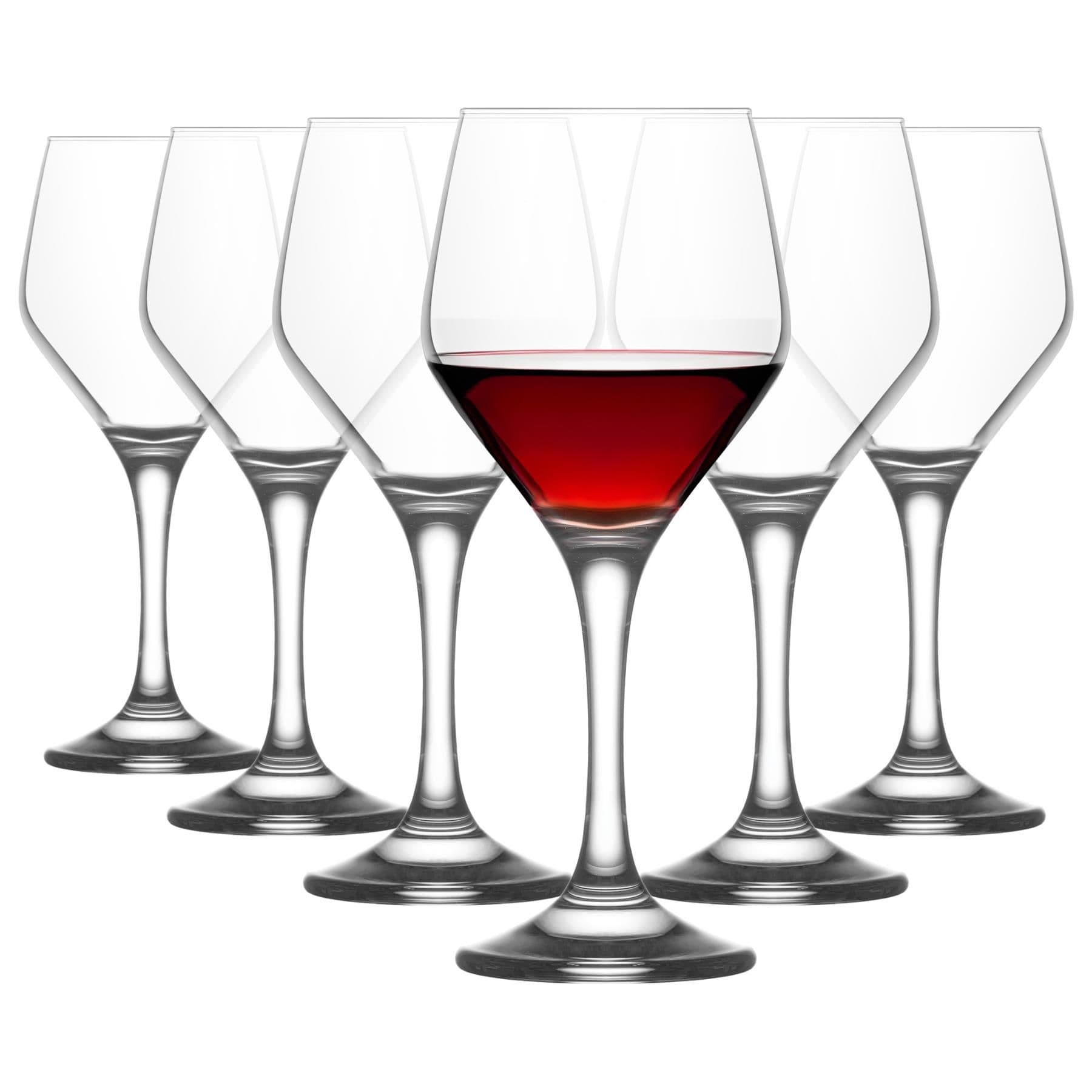 Ella Red Wine Glasses - 330ml - Pack of 6