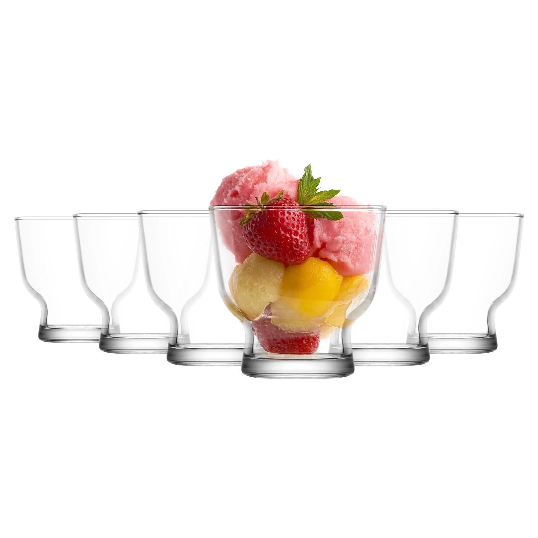 Petit Glass Ice Cream Bowls - 240ml - Pack of 6