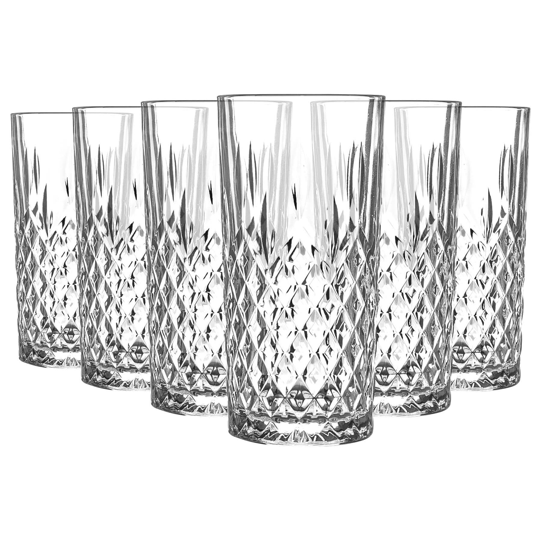 Odin Highball Glasses - 356ml - Clear - Pack of 6
