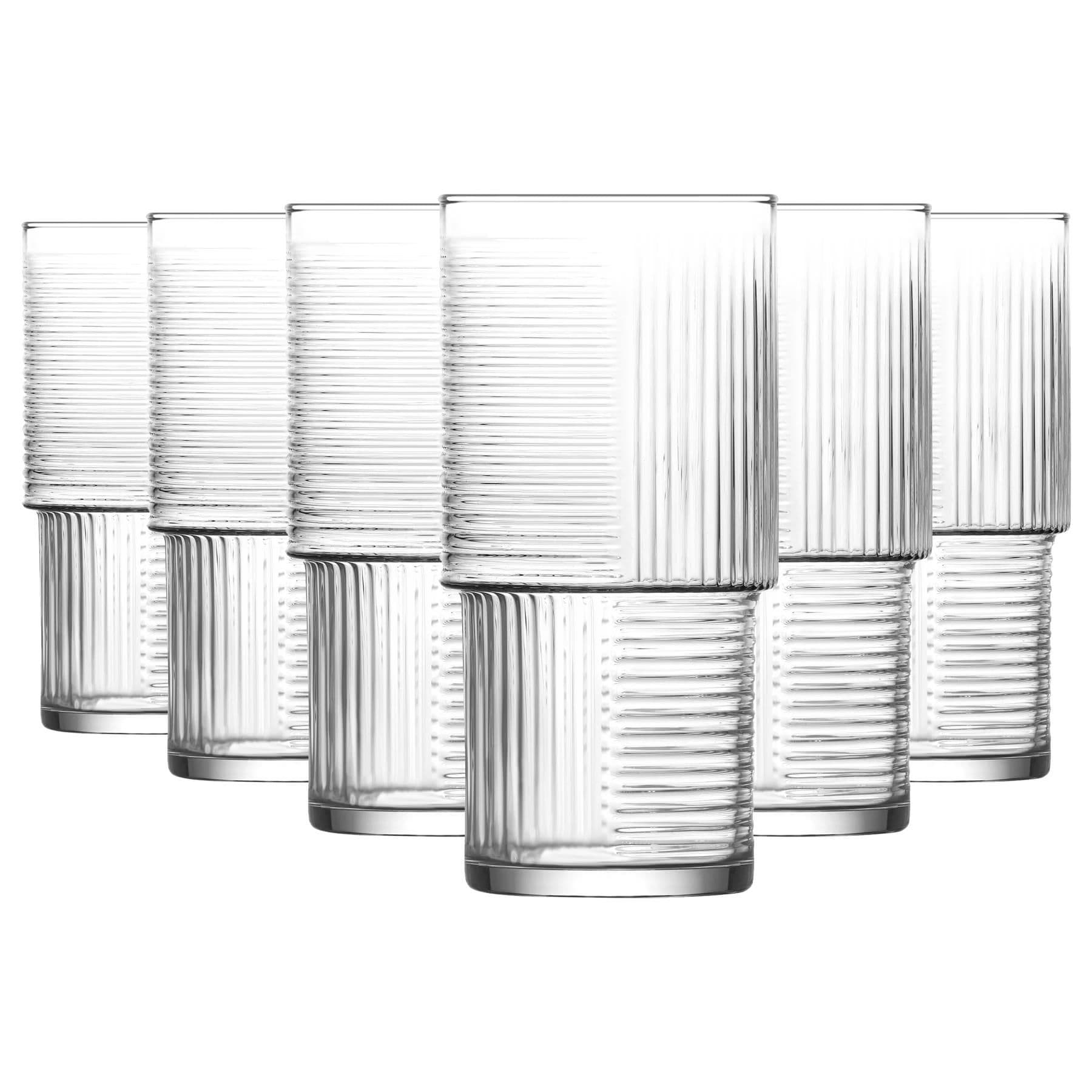 Helen Stacking Highball Glasses - 400ml - Pack of 6