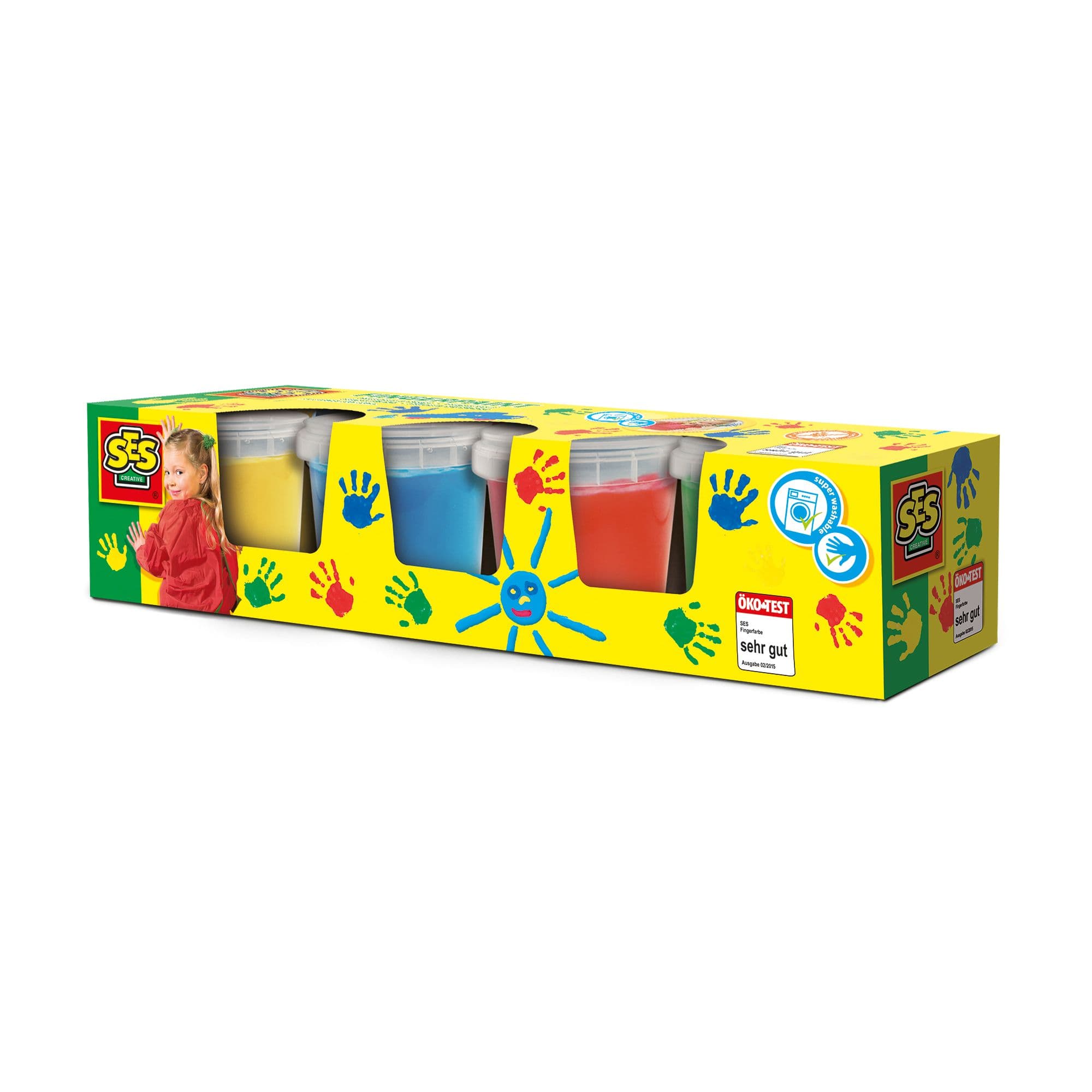 Washable Finger Paints Set