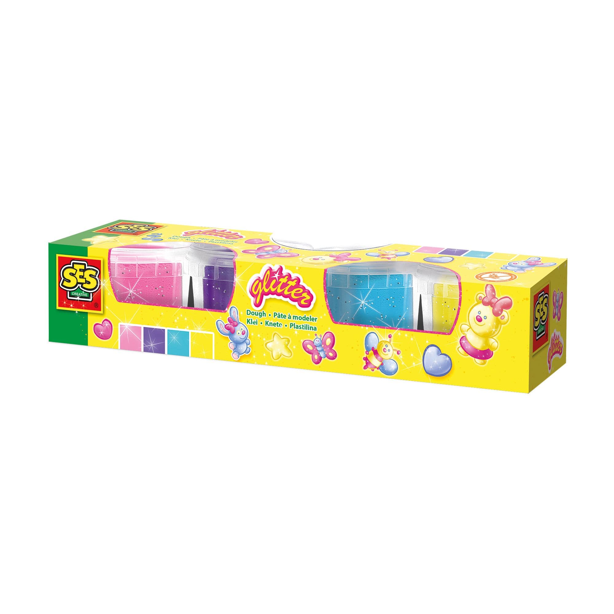Glitter Clay Modelling Clay Set