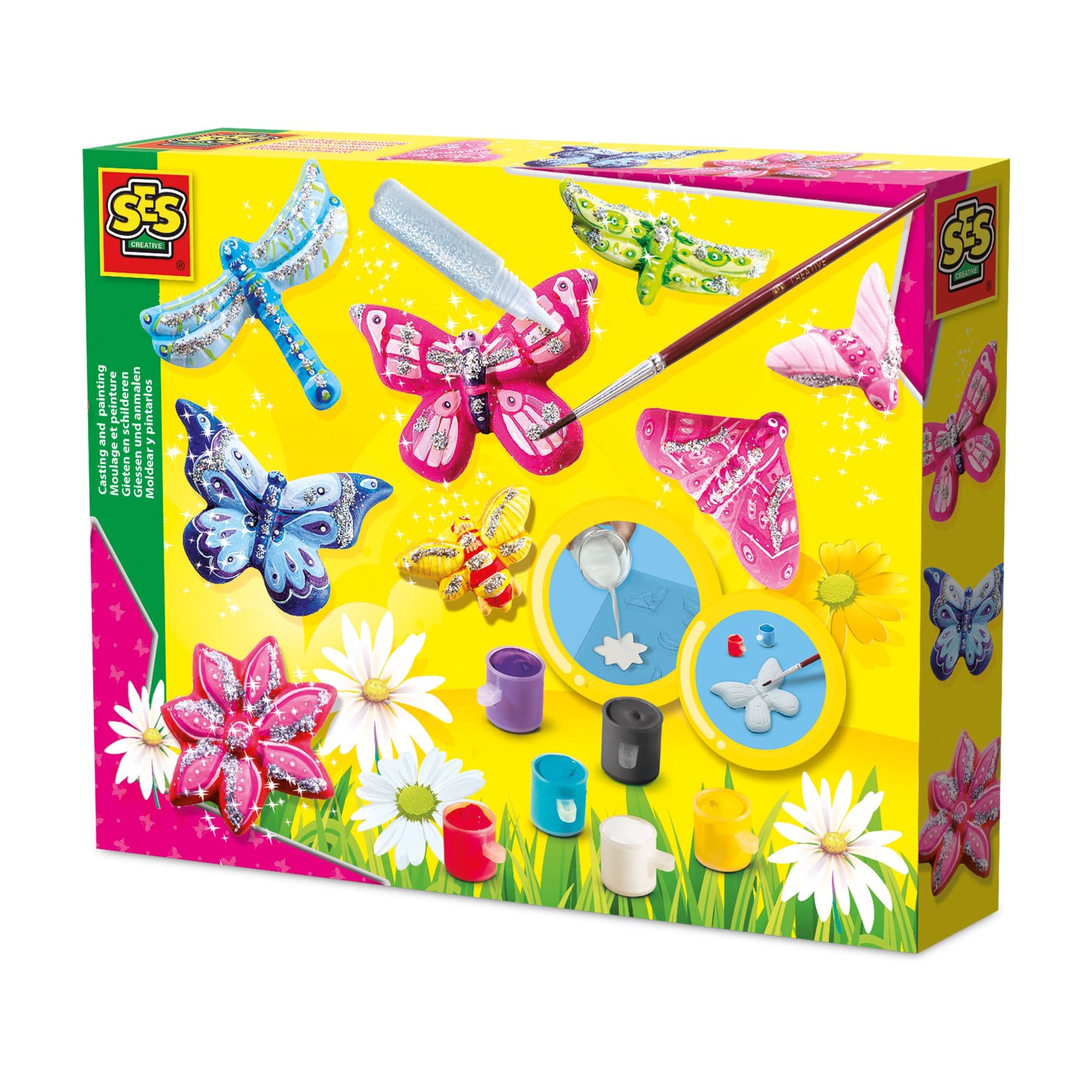 Butterfly Glitter Casting Painting Set