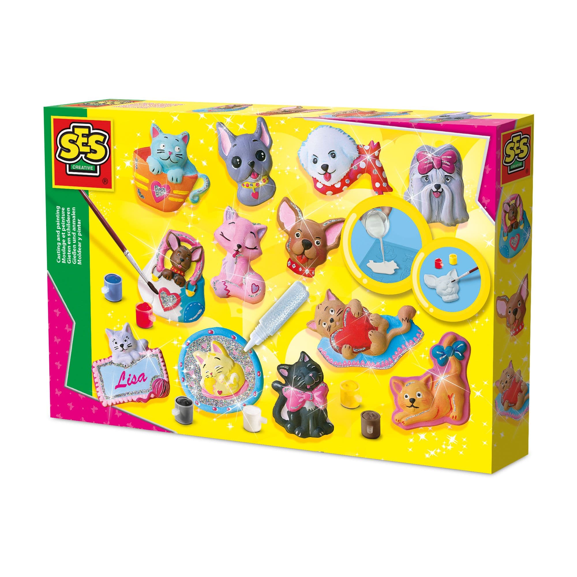 Cats Dogs Casting Painting Set