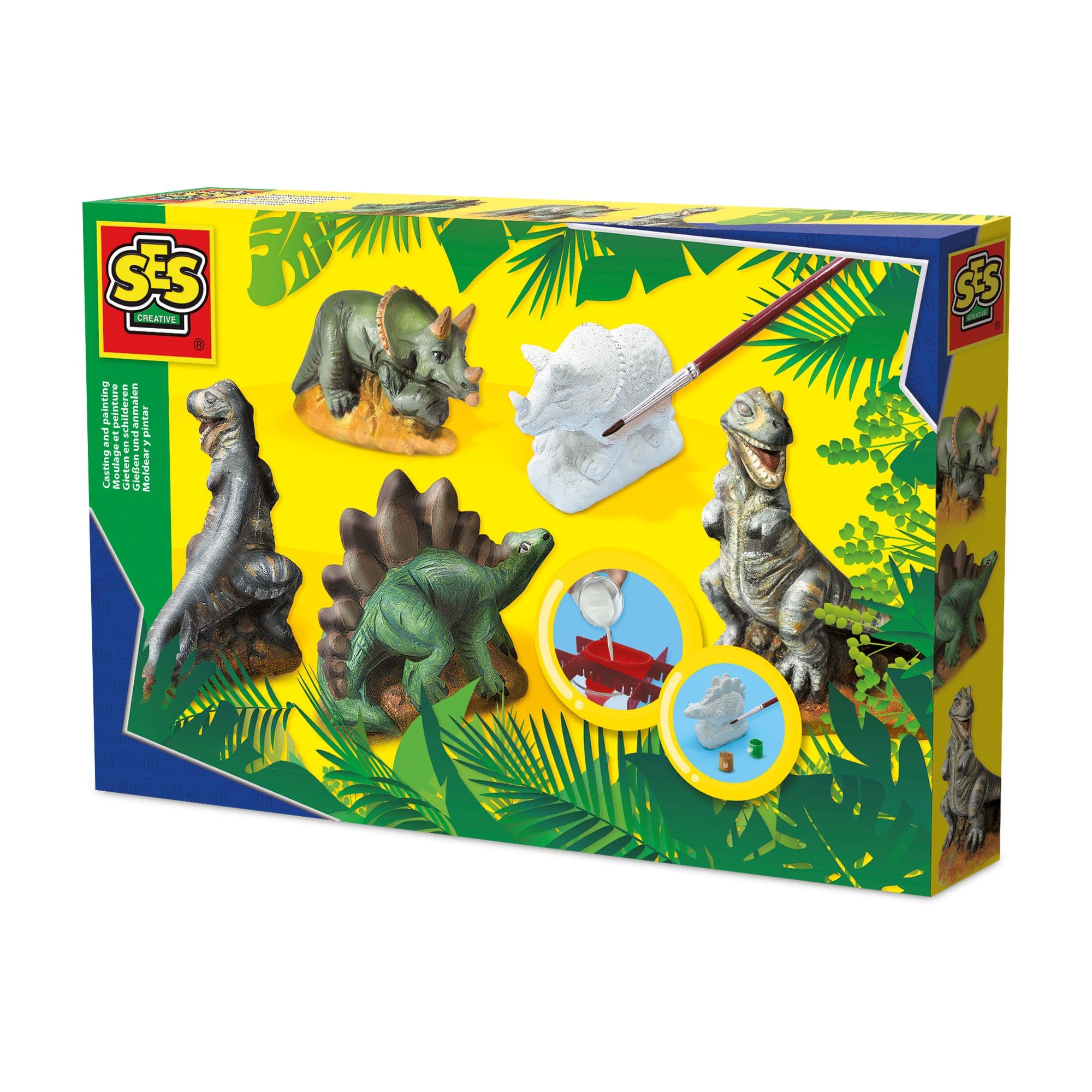 Dinosaurs Casting Painting Set