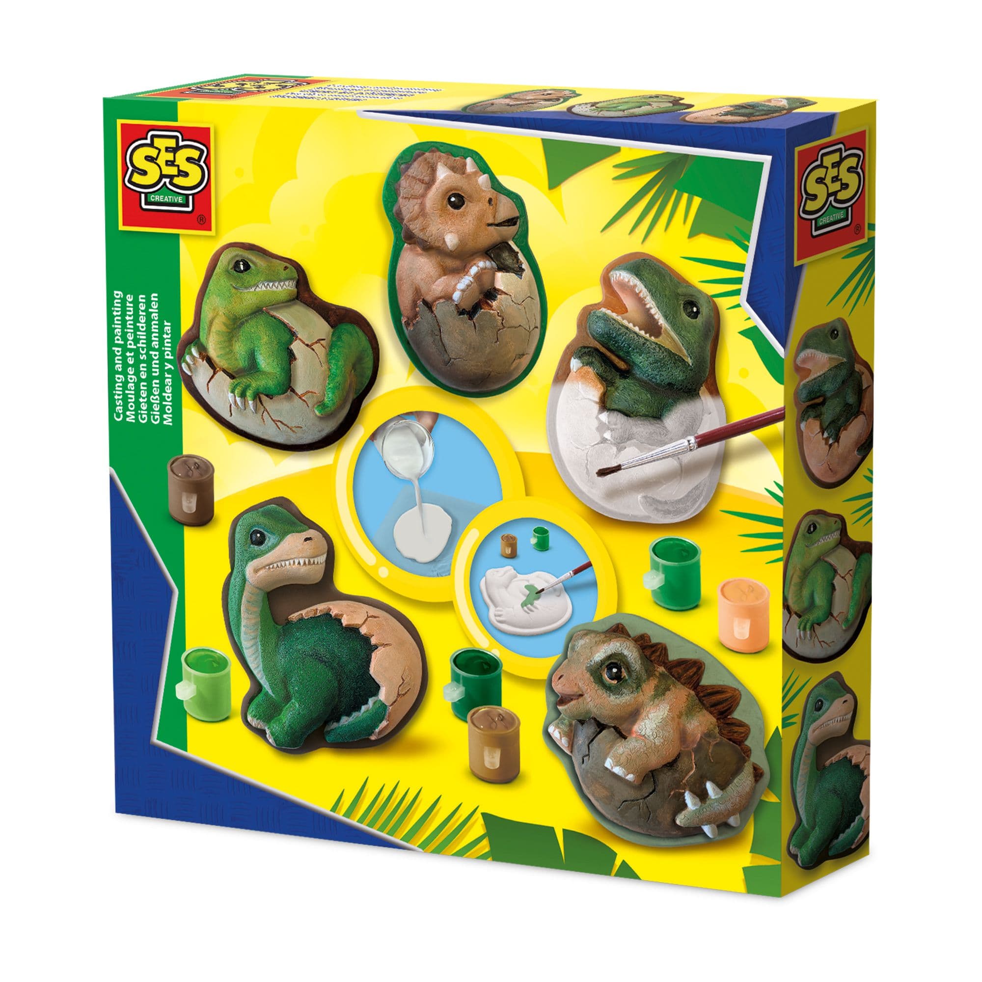 Dino Eggs Casting Painting Set