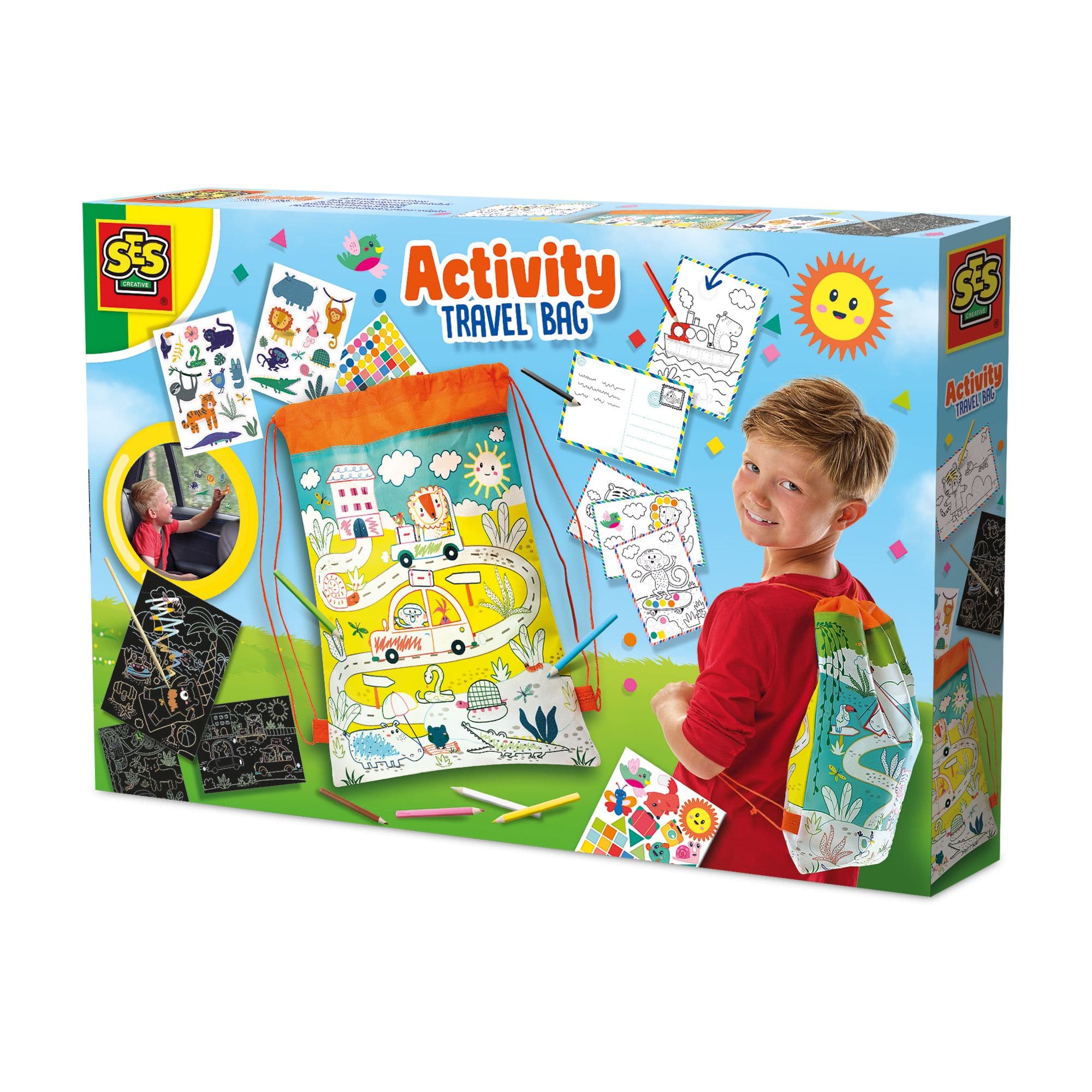 Activity Travel Bag Colouring Set
