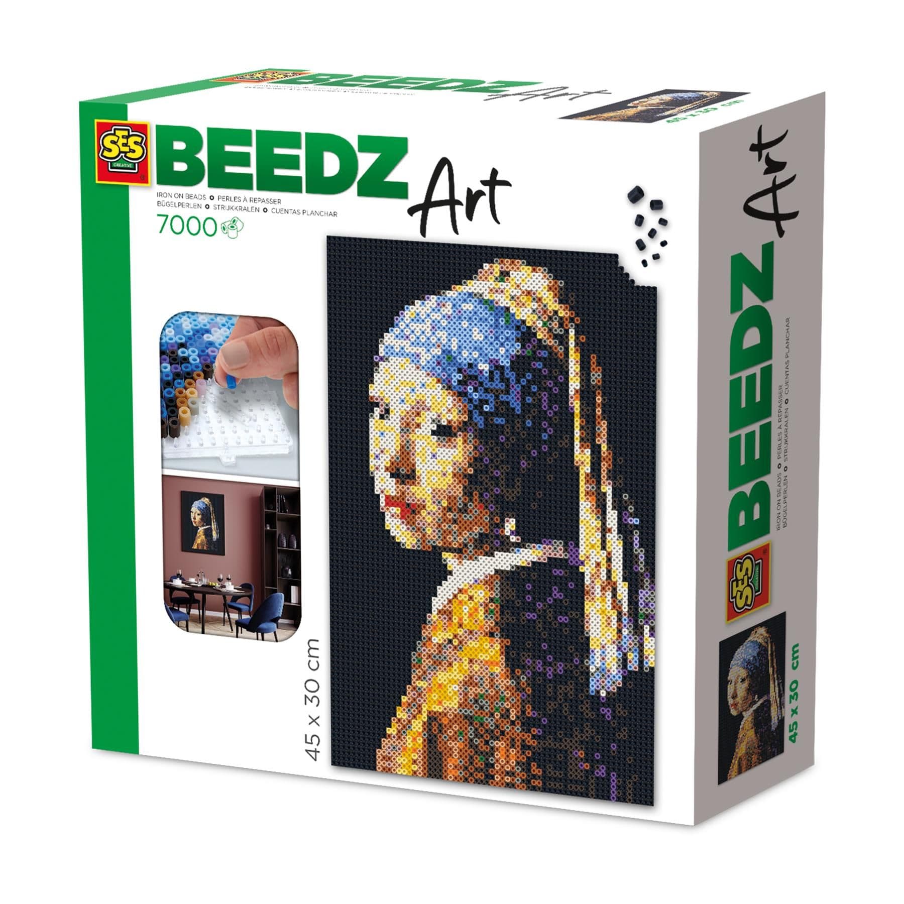 Vermeer Pearl Earring Beedz Art Mosaic Kit