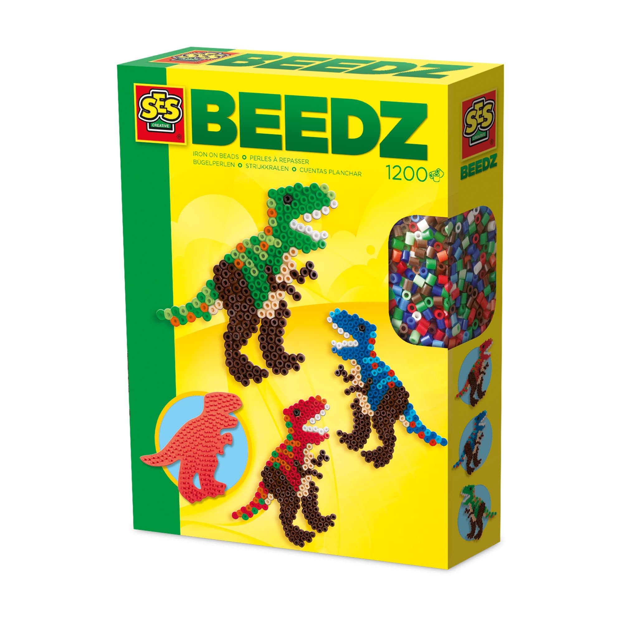 Beedz T Rex Iron on Beads Mosaic Set
