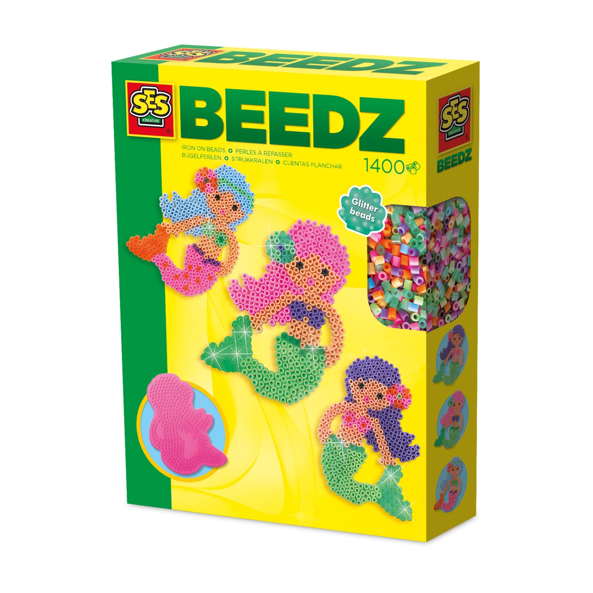 Beedz Mermaid Iron on Beads Mosaic Set