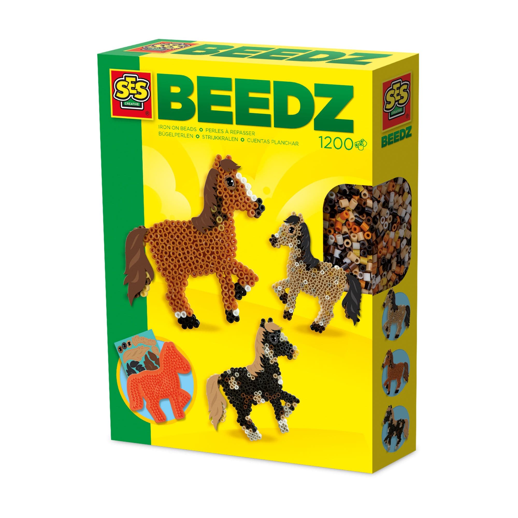 Beedz Iron on Beads Horse Pegboard