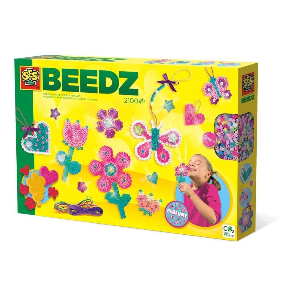 Beedz Iron On Beads Flower & Love Pegboards