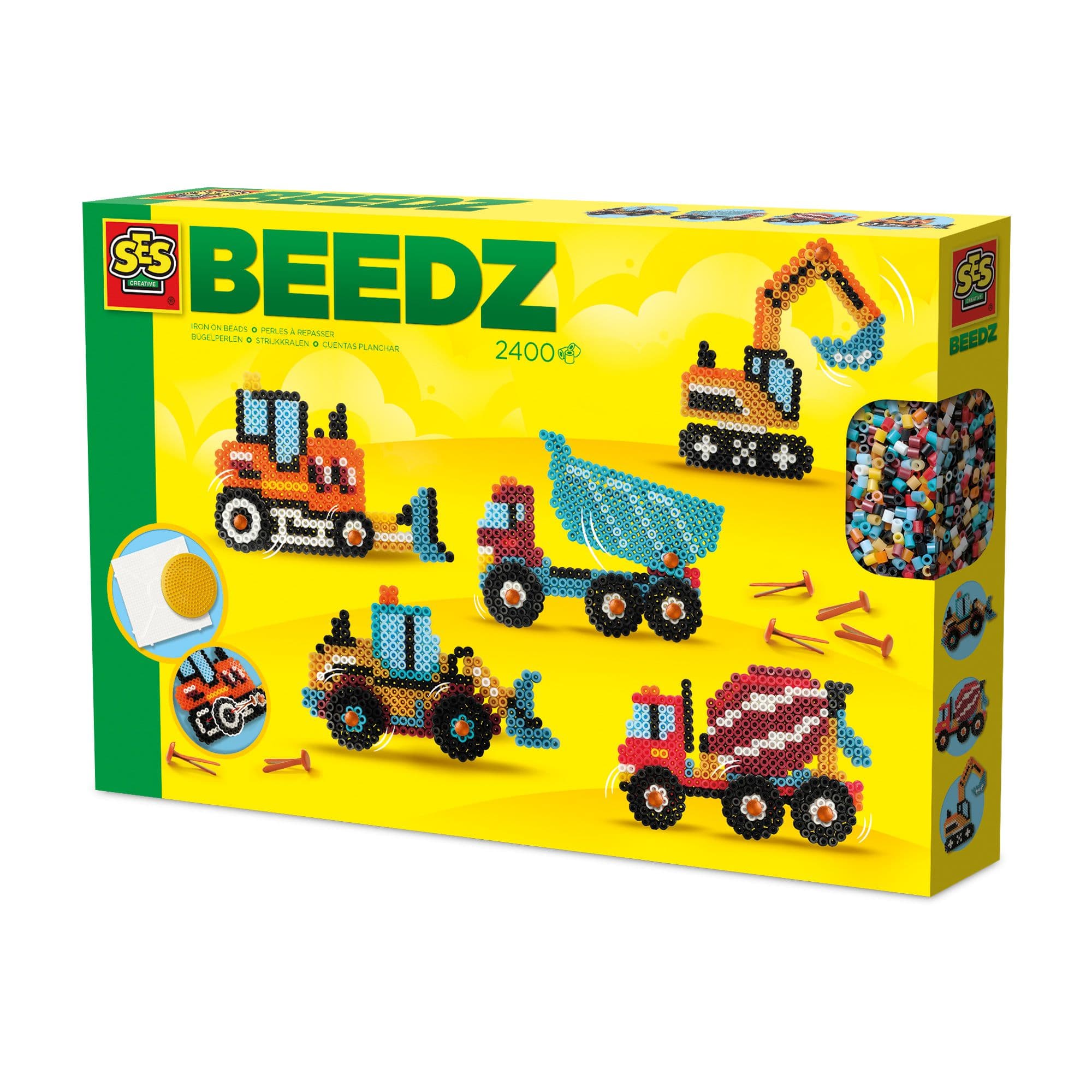 Beedz Safari Animals 2000 Iron on Beads Mosaic Art Kit
