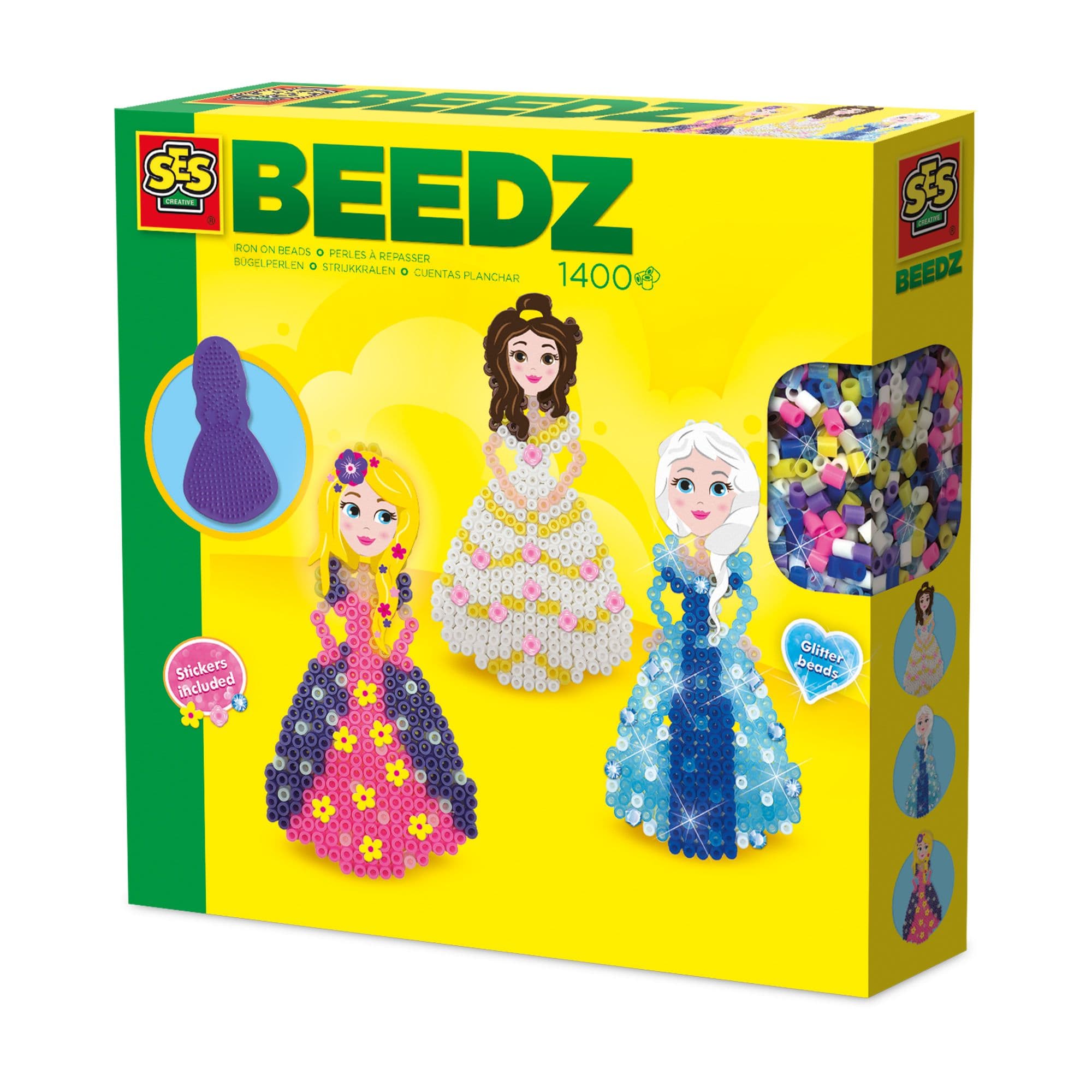 Princesses Iron on Beads Mosaic Set