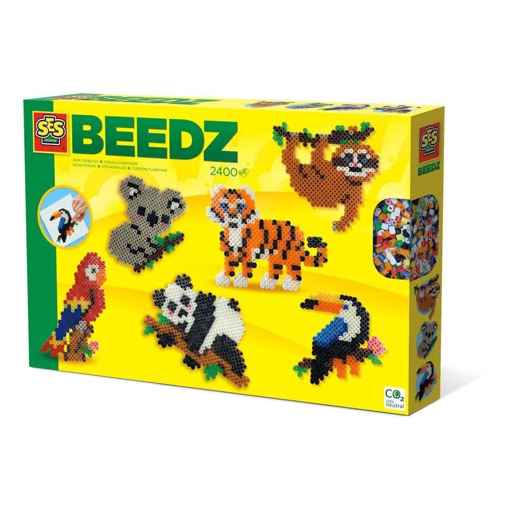 Jungle Animals Iron on Beads Mosaic Set