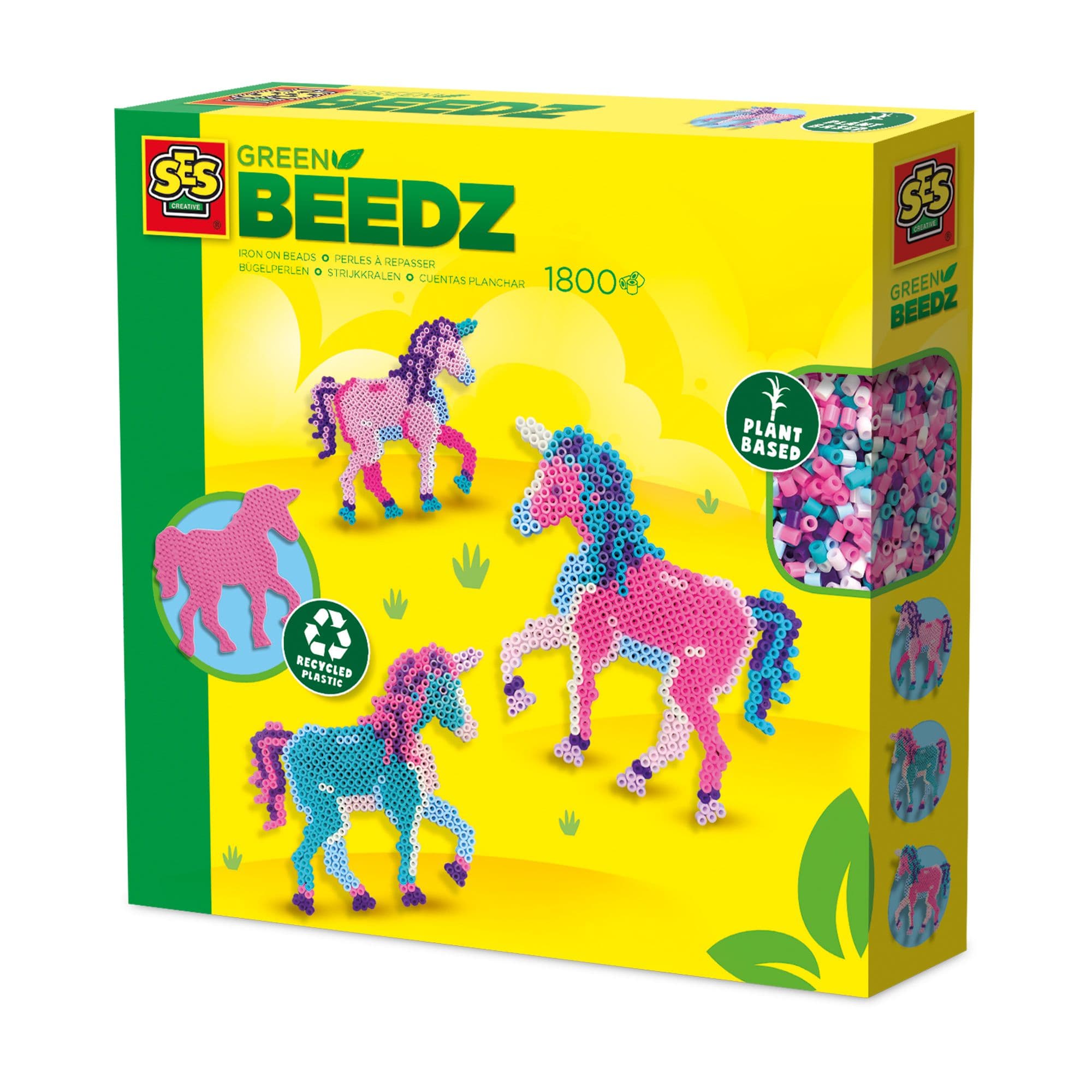 Beedz Unicorn 1800 Iron on Beads Mosaic Art Kit