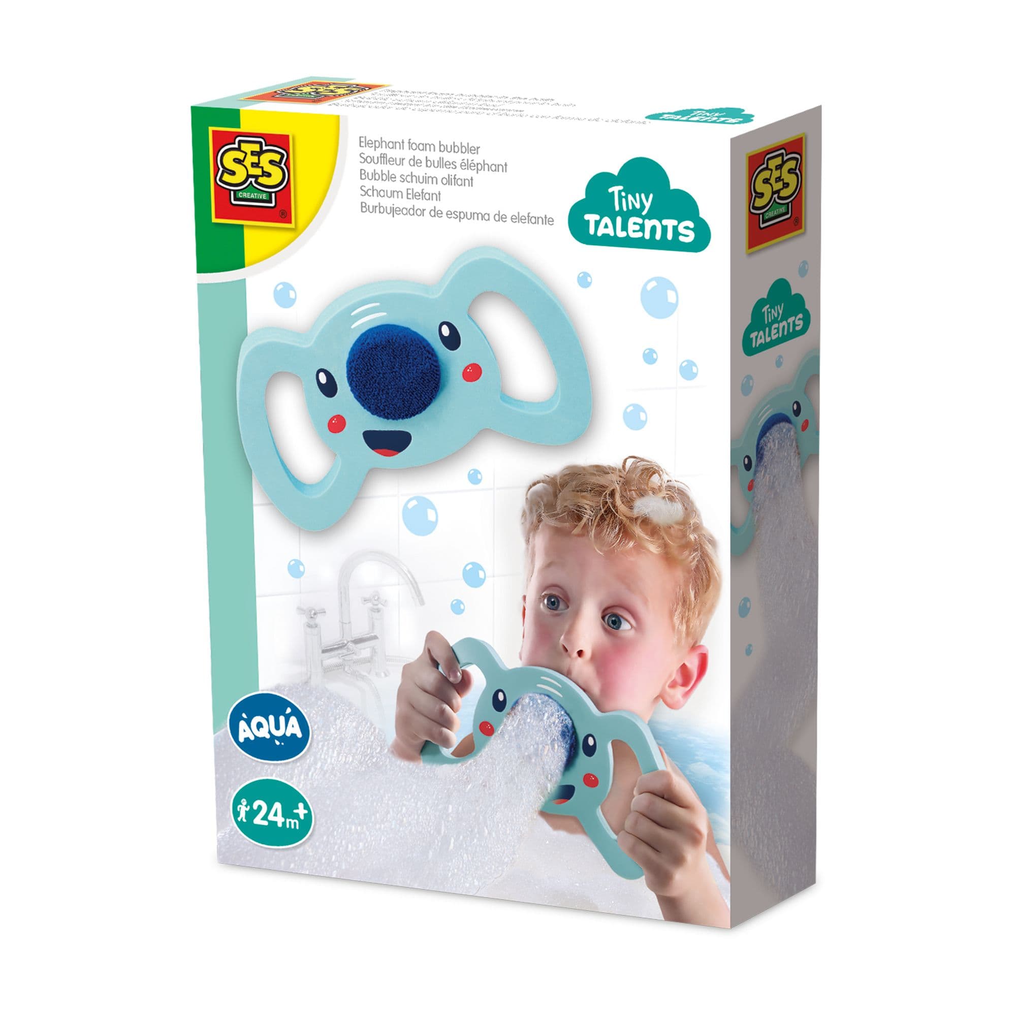 Tiny Talents Elephant Foam Bubbler Bath