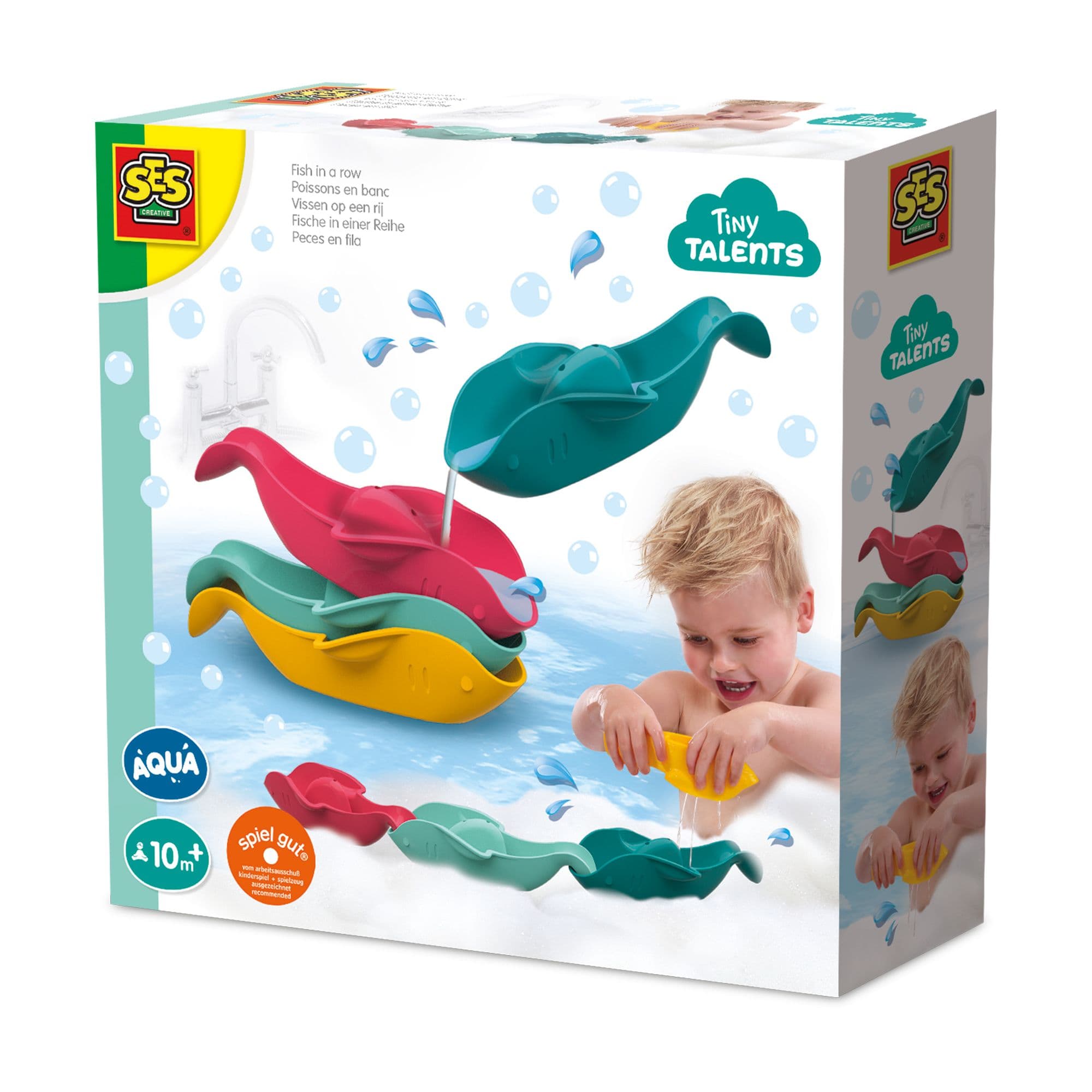 Tiny Talents Fish Row Bath Toy