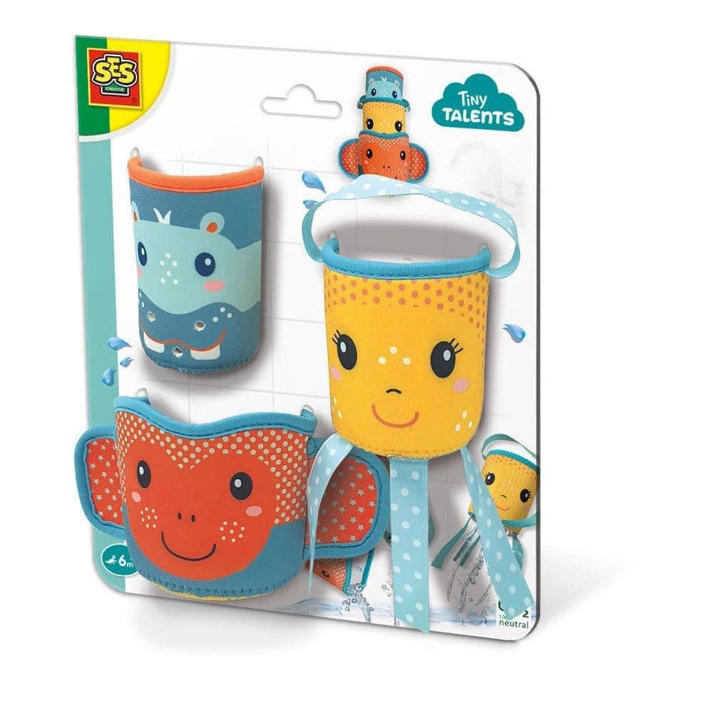 Tiny Talents Bath Cups Neoprene Bath Toy