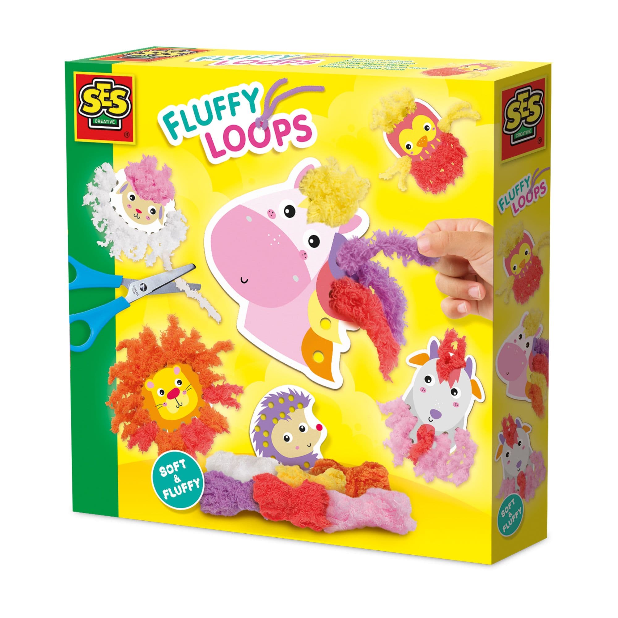 Fluffy Loops Soft Yarn Animals