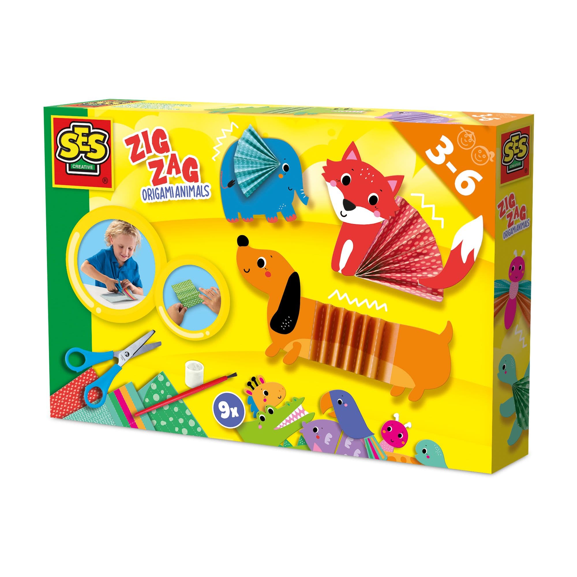 Zig Zag Origami Animals Kit