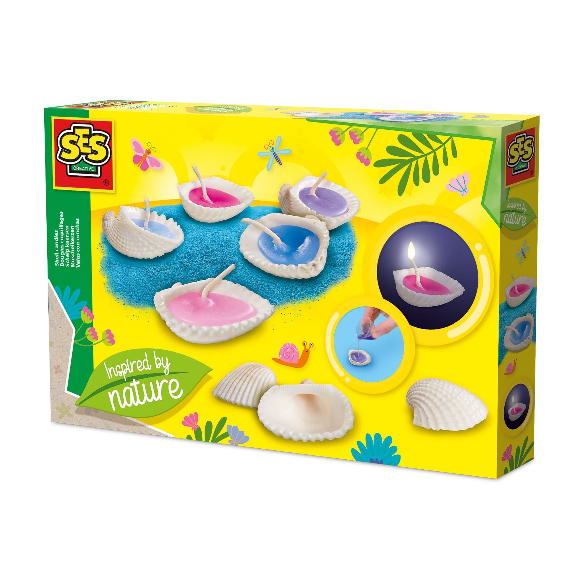 Inspired Nature Shell Candle Making Kits