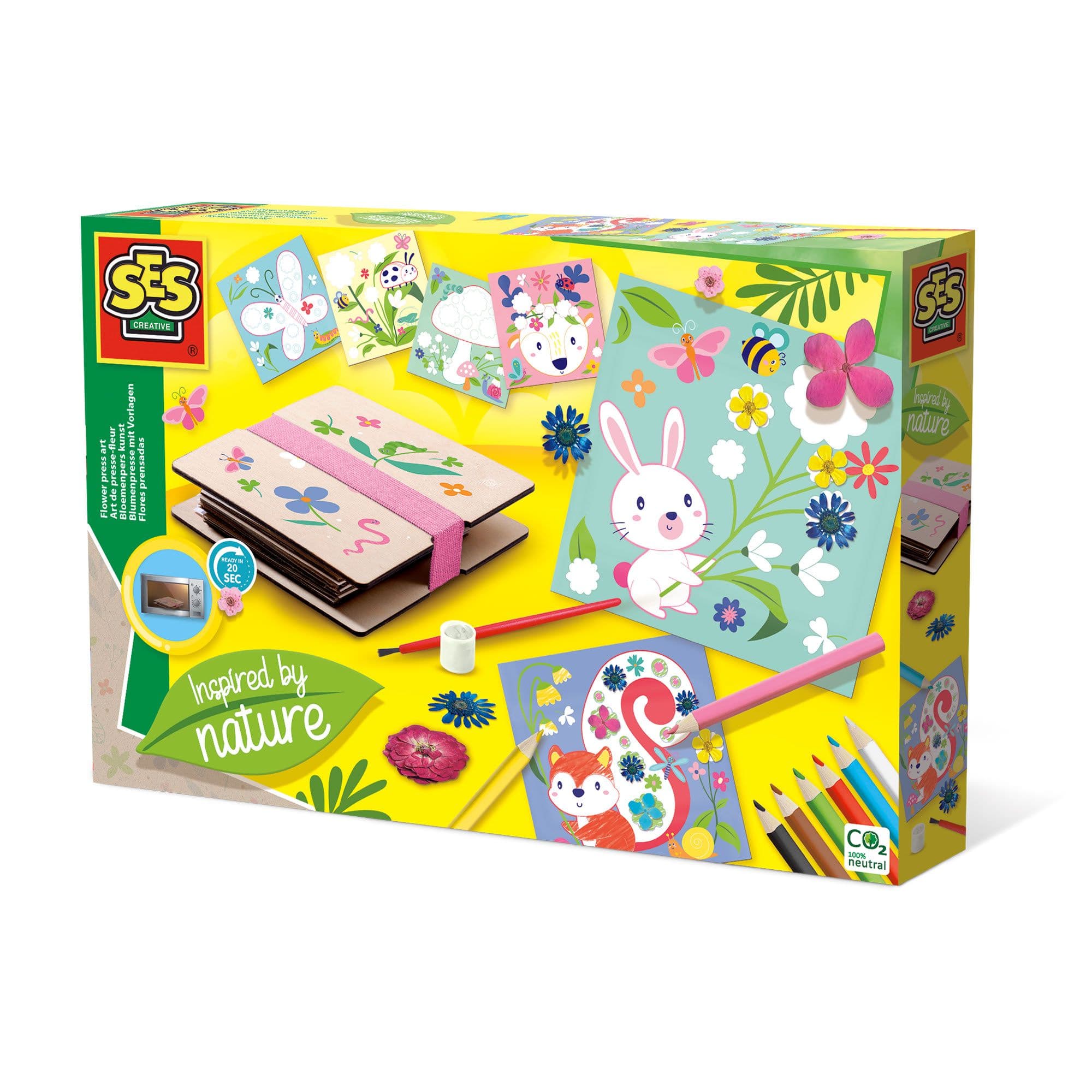 Inspired Nature Flower Press Art Craft Kit