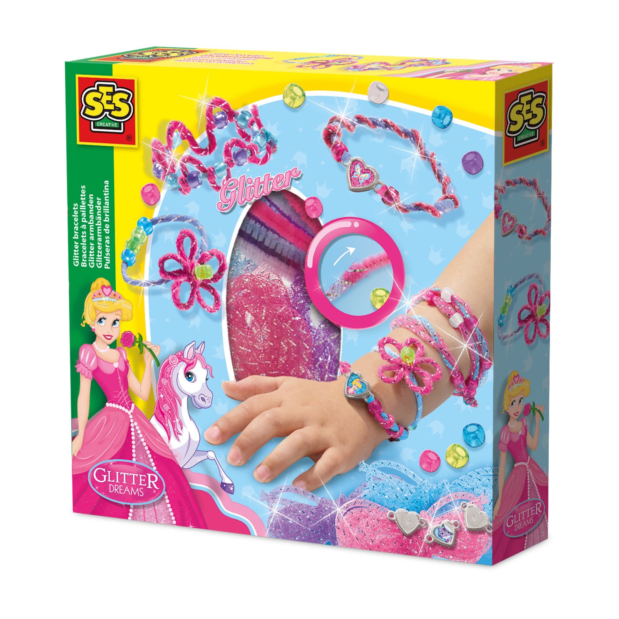 Glitter Dreams Princess Glitter Bracelets Set