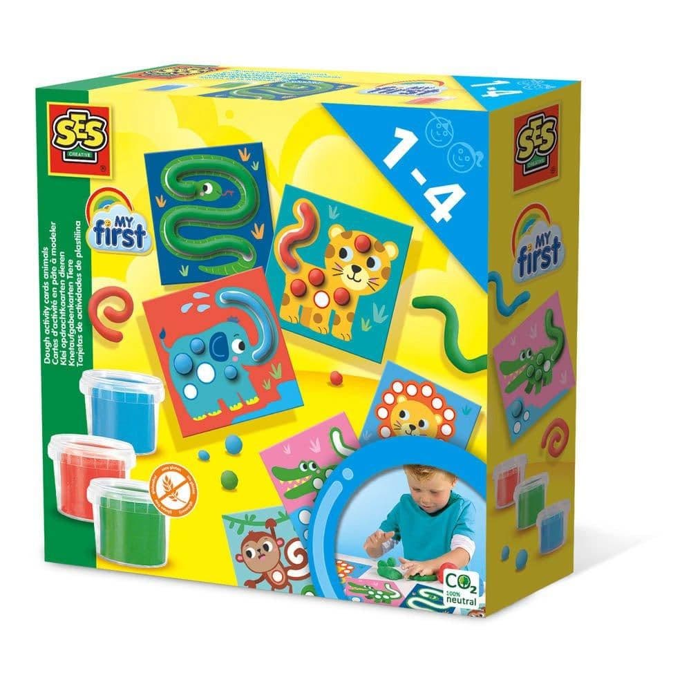 My First Modelling Dough Activity Cards Animals