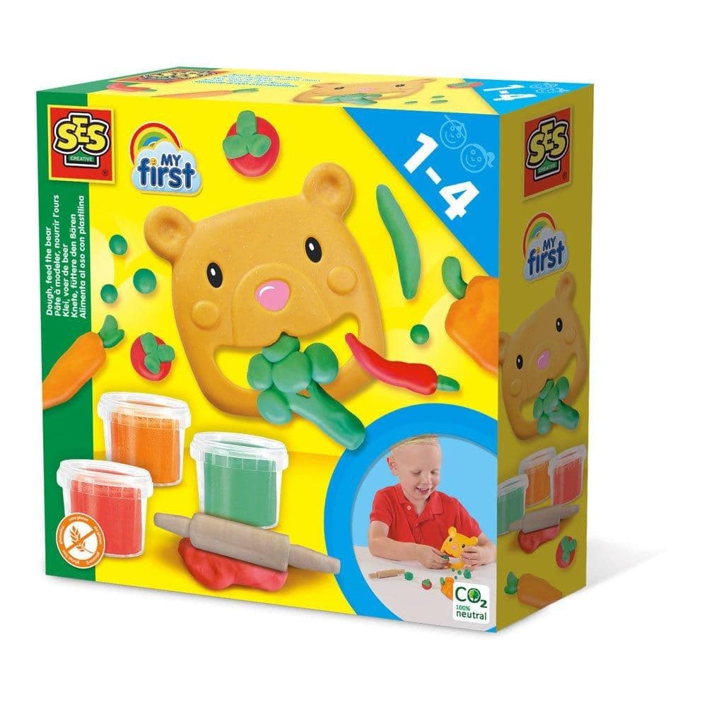 My First Modelling Dough Feed Bear Set