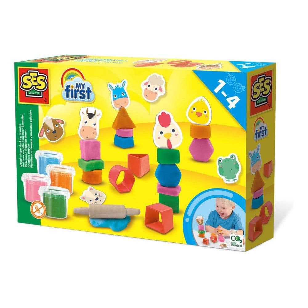 My First Dough Shape Stacking Animals
