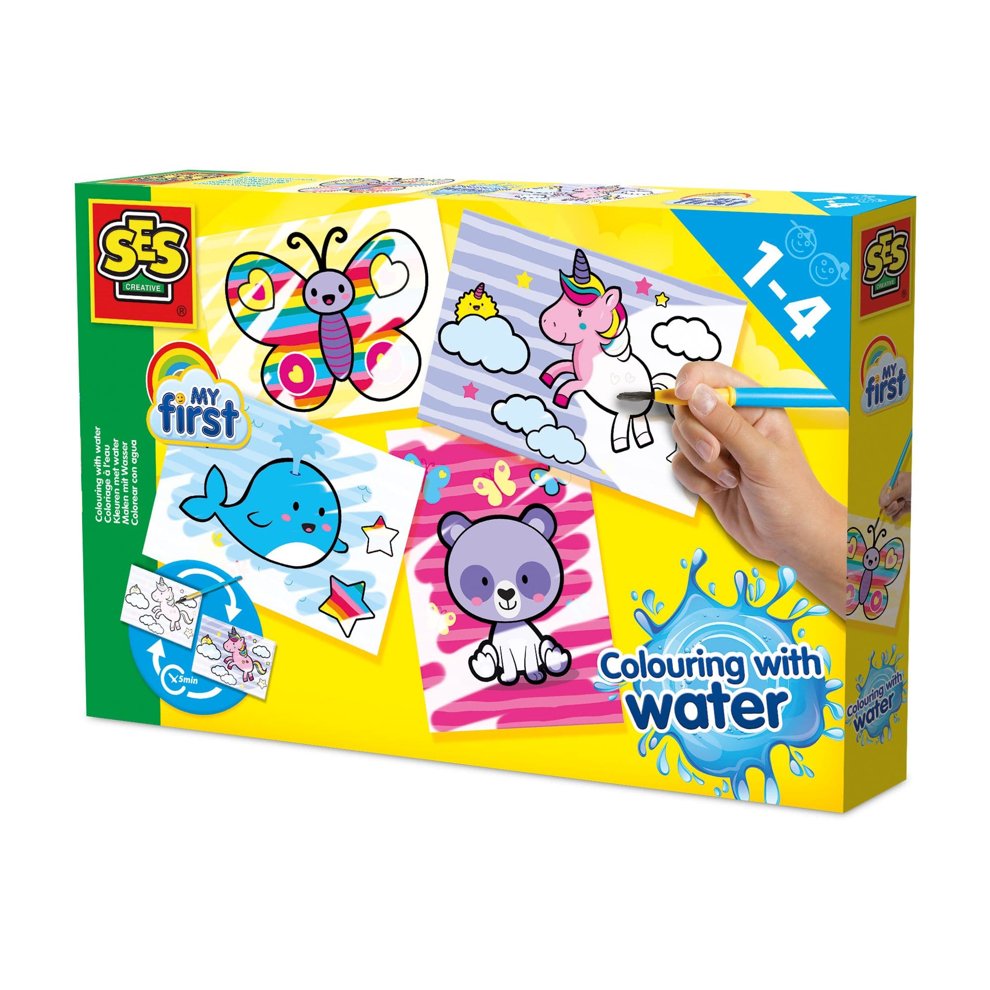 My First Colouring Water Fantasy Animals Set