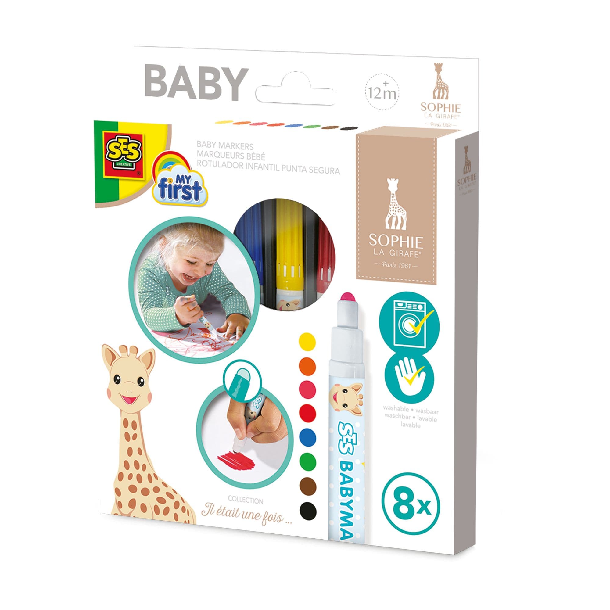 My First Sophie La Giraffe Markers Set