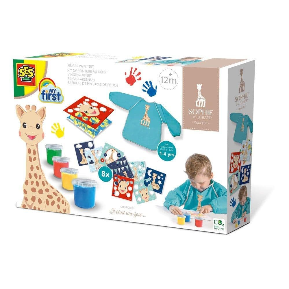 Sophie La Girafe My First Fingerpaint Set